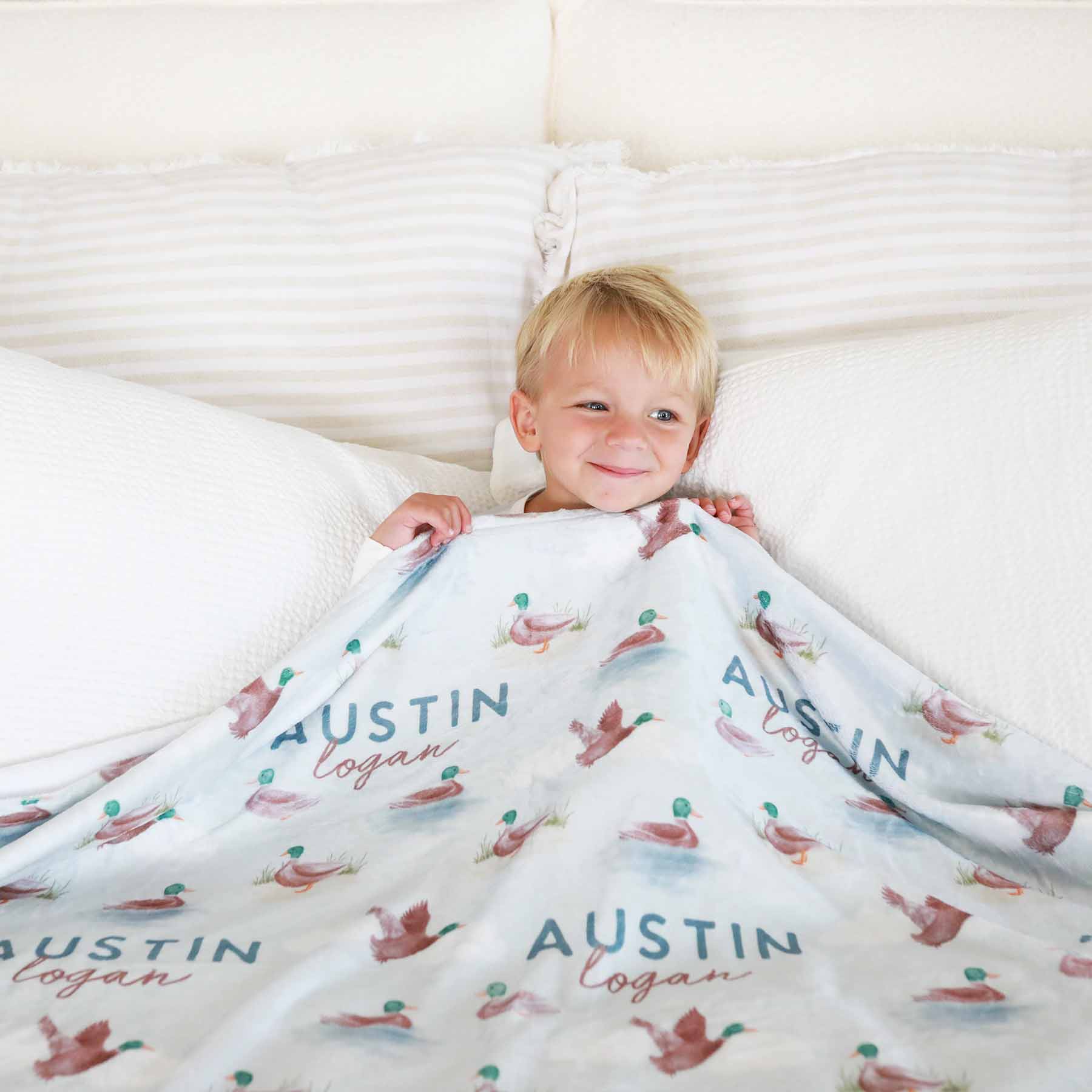  Little Duckling Personalized Kids Blanket、mySite、layawaytickets