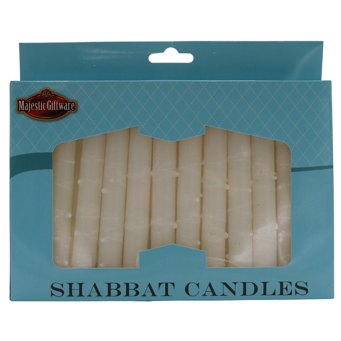 White Drops Shabbat Candles、mySite、elrpsem3k