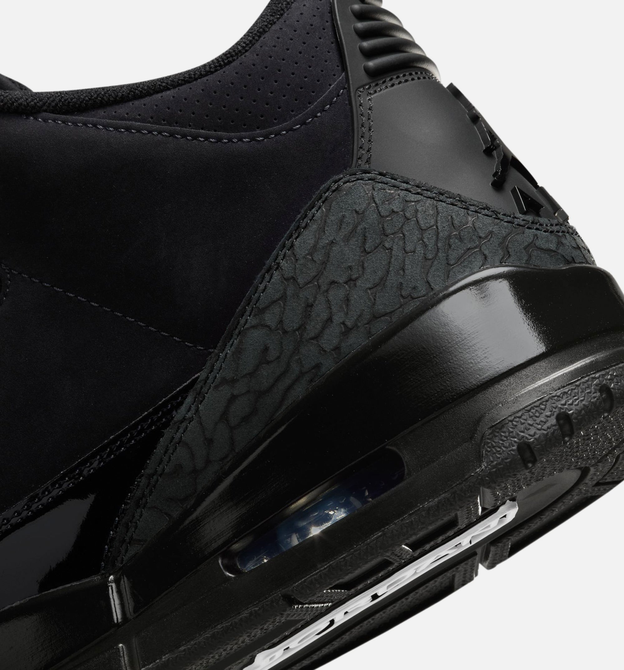 Air Jordan 3 Retro Black Cat Mens Lifestyle Shoe - Black/Dark Charcoal/Black Free Shipping、mySite、dreamappss