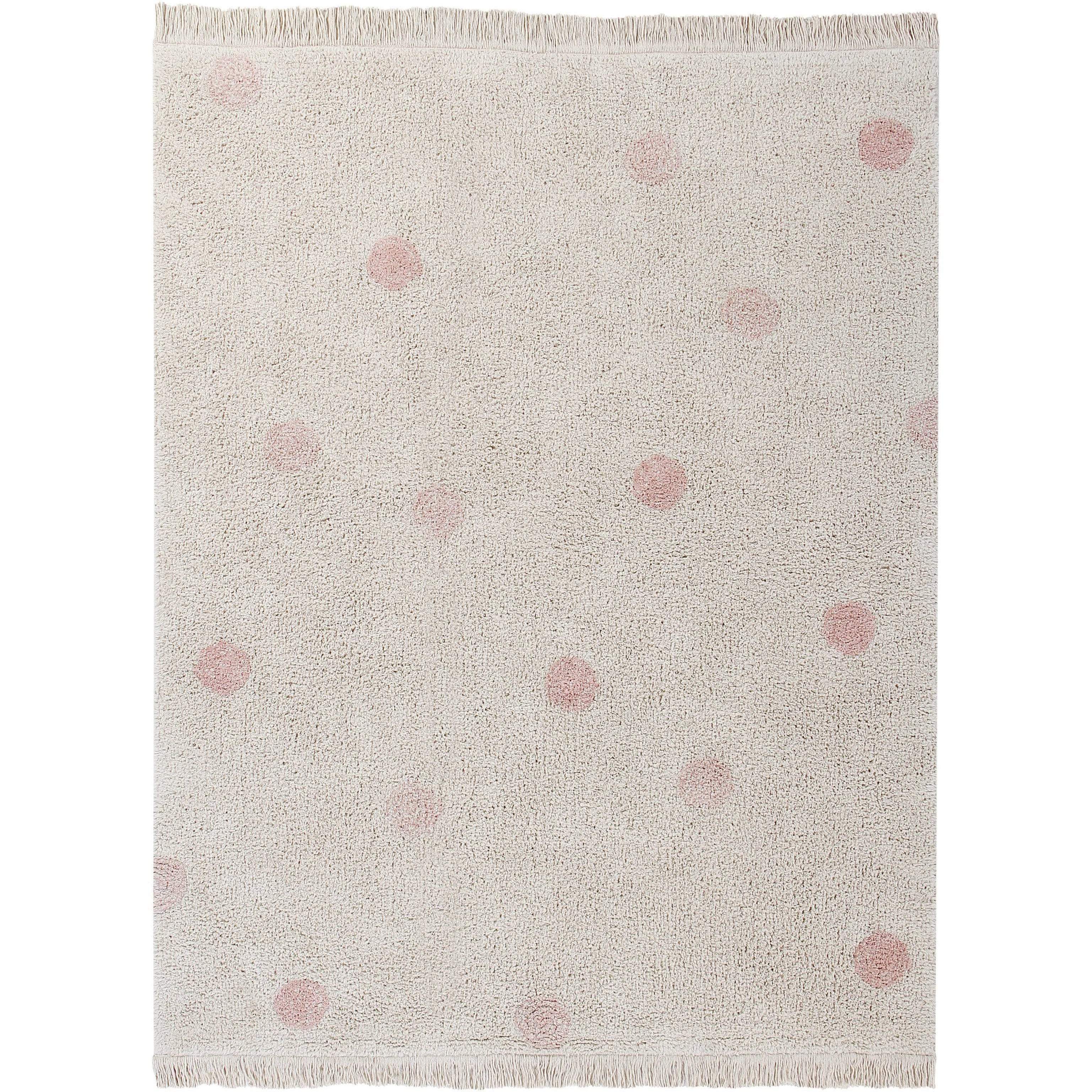 Hippy Dots Natural Vintage Nude Washable Area Rug、mySite、gigharbornorthrealestate