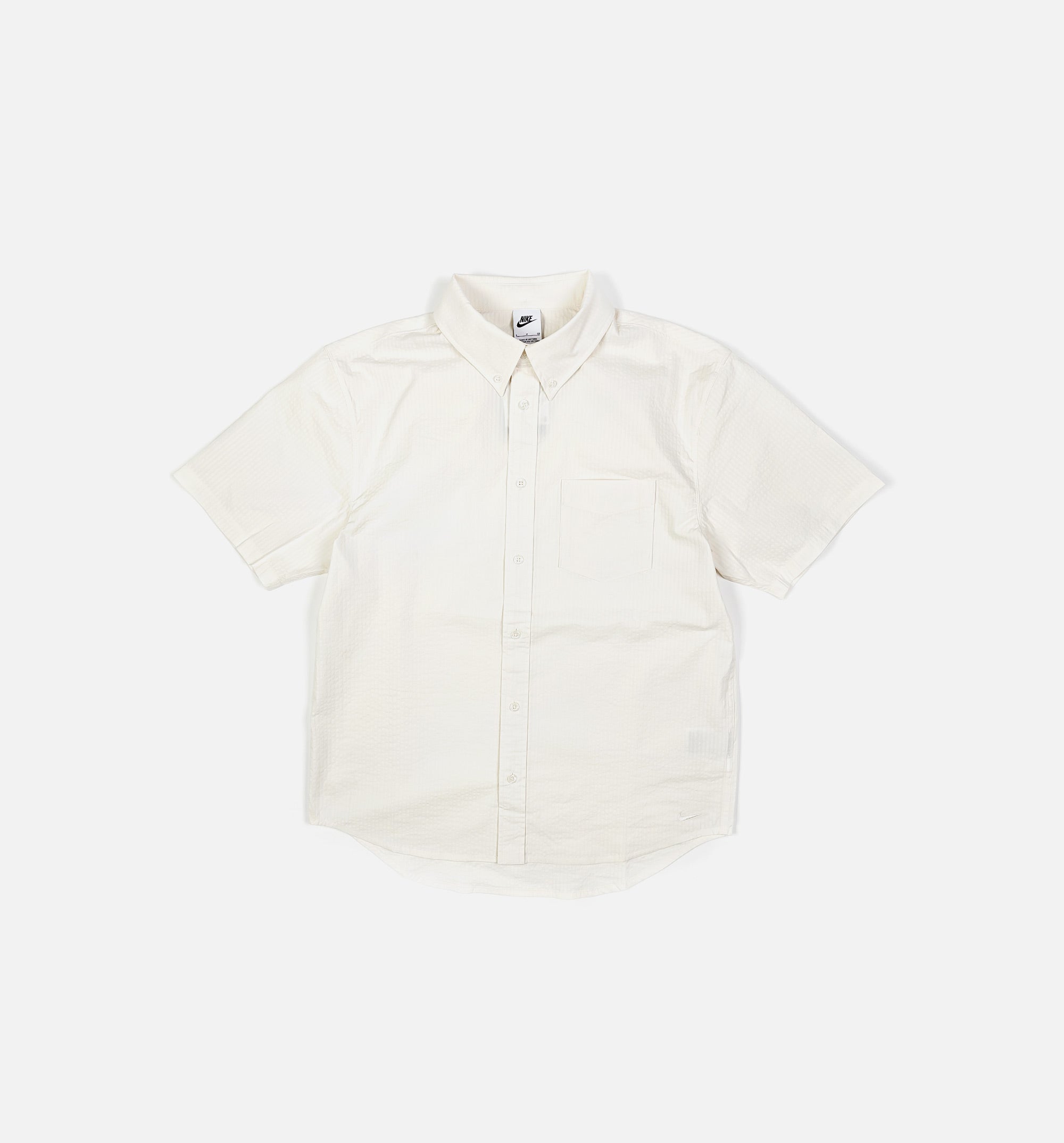 Seersucker Button Down Mens Short Sleeve Shirt - Phantom、mySite、dreamappss