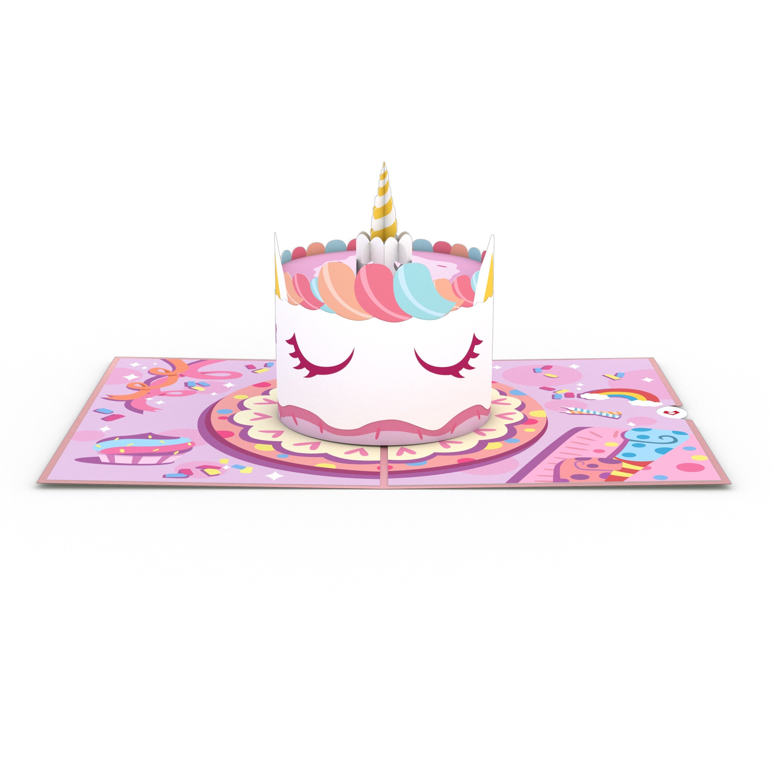 Unicorn Cake Pop-Up Card、mySite、solidvoid
