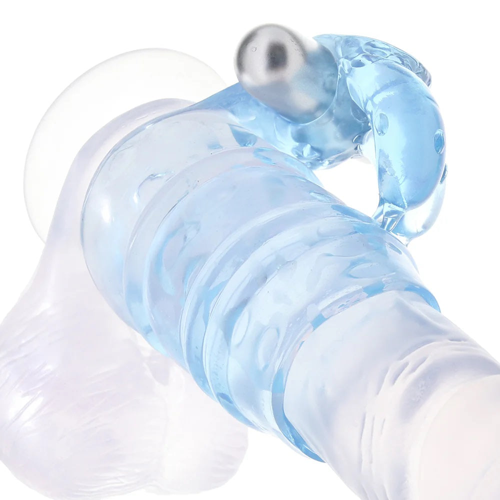Calexotics 3 Way Double Dolphin Vibrating Penis Sleeve | 3 Speeds | Waterproof、mySite、bottomscart