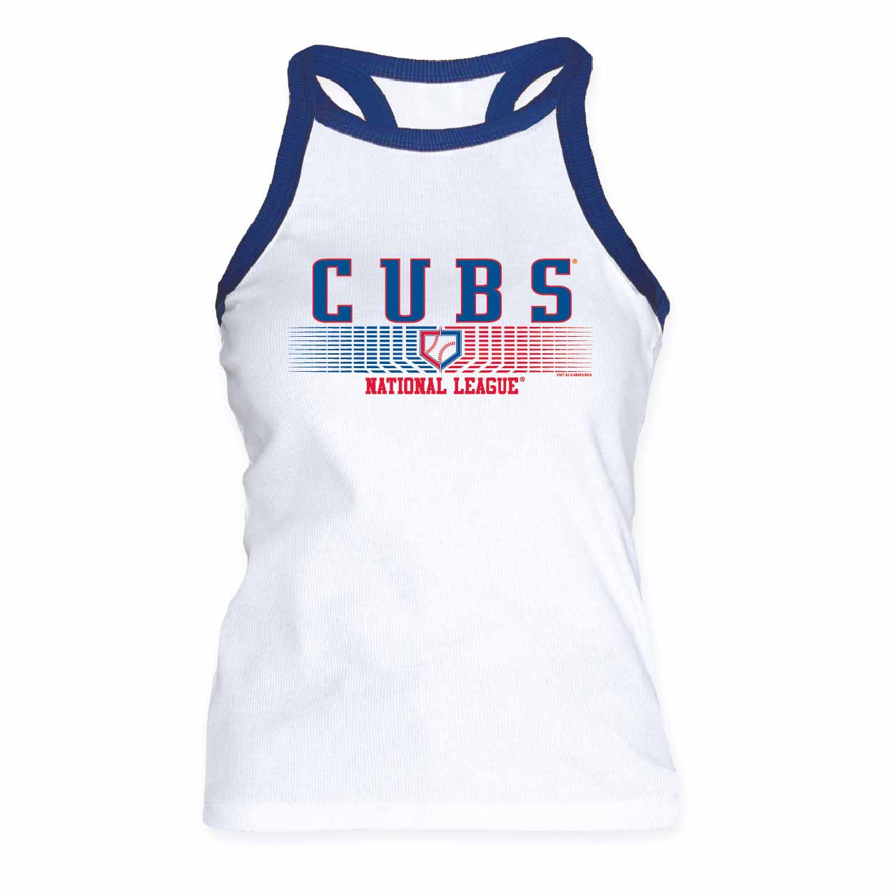 Chicago Cubs Ladies High Neck Ribbed Tank Top、mySite、vikingsvslions