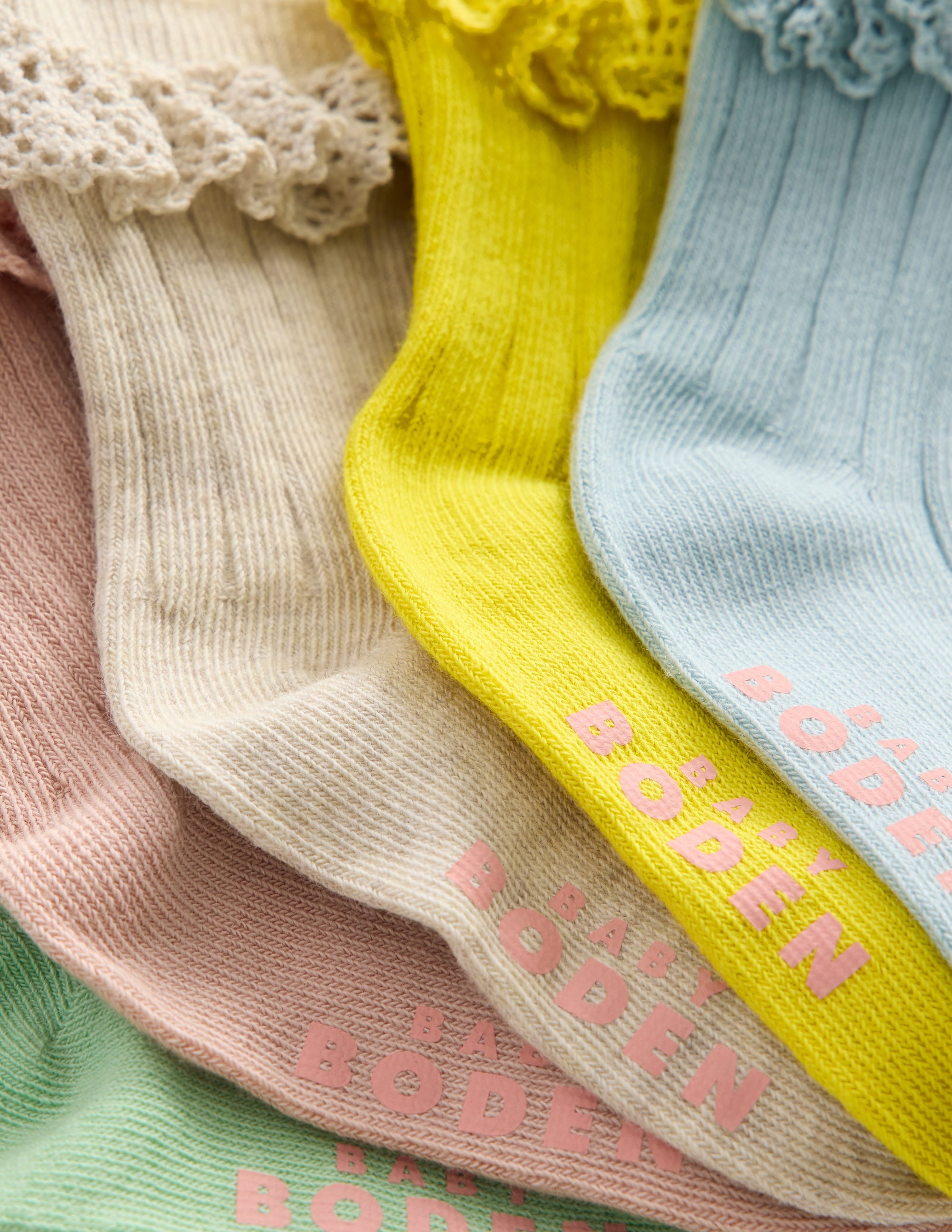  Baby Frilly Socks 5 Pack-Multi、mySite、ashleygrahame