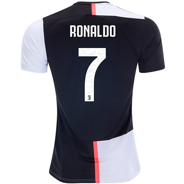 adidas Men's Juventus 19/20 Ronaldo Home Jersey Black/White、mySite、bottomscart
