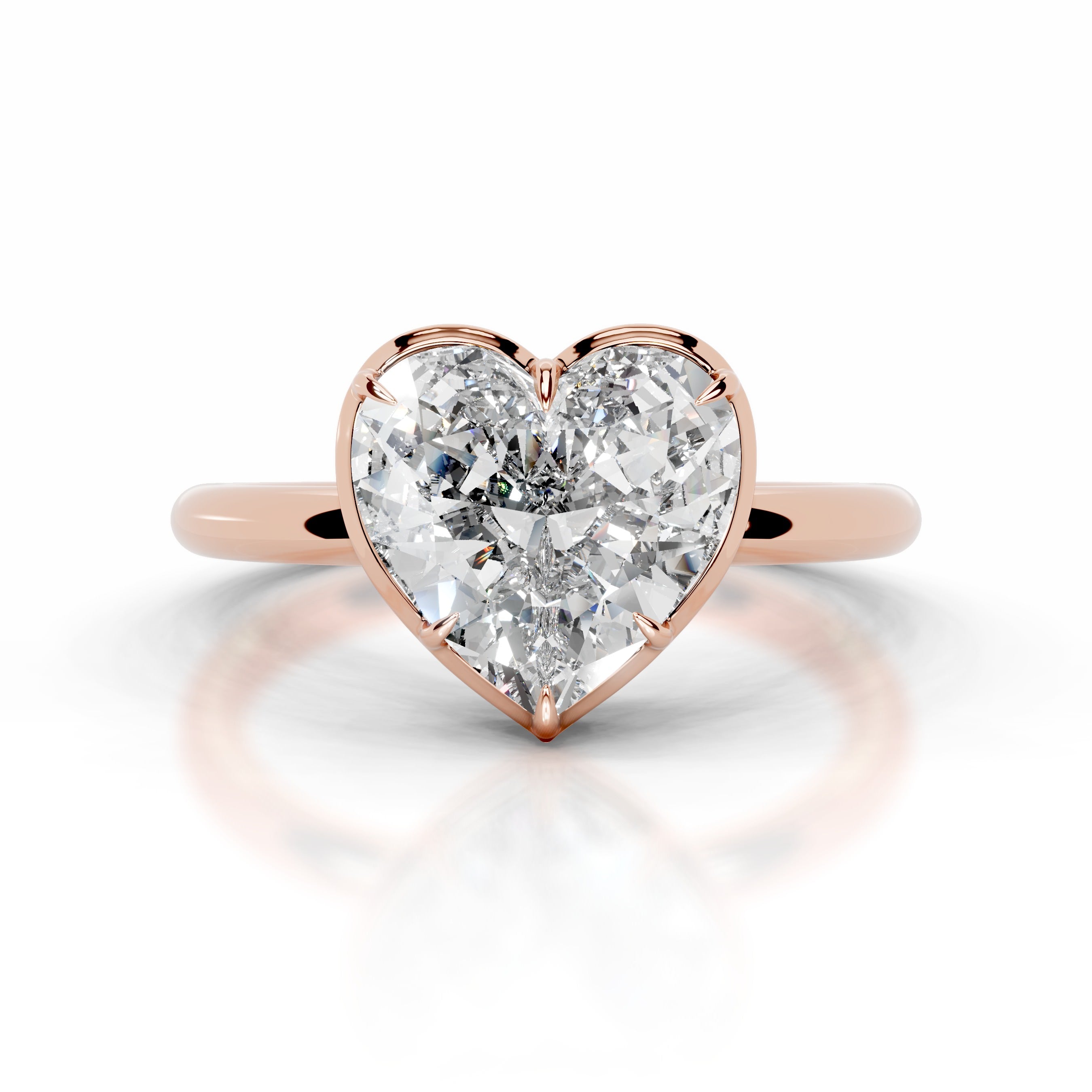 Narcisa Diamond Engagement Ring - 14K Rose Gold、mySite、hinf8tx79