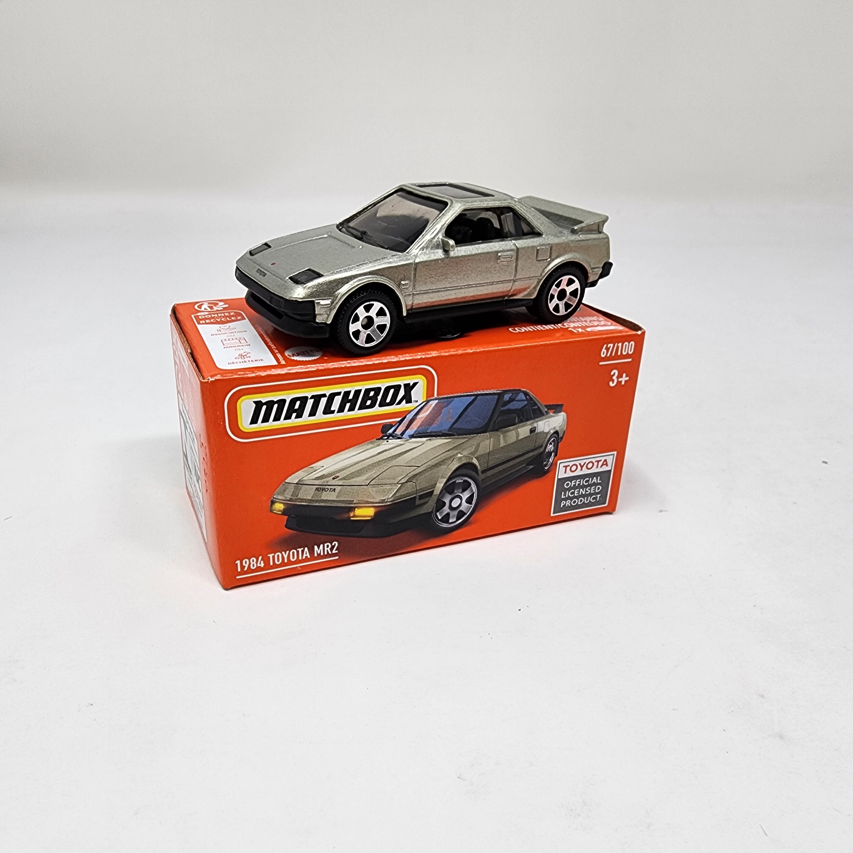 1984 Toyota MR2 #67 * 2024 Matchbox Power Grabs Case J、mySite、hgirdovlk