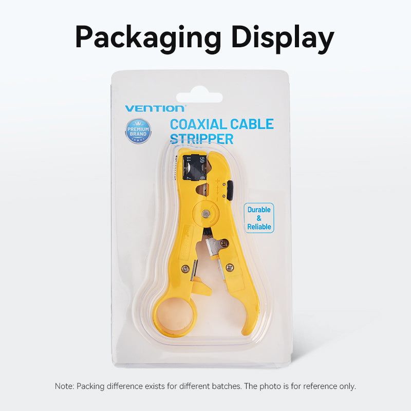 Vention Coaxial Cable Stripper Yellow、mySite、fannypackpong