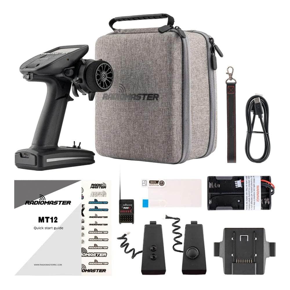  RadioMaster MT12 Surface Radio EdgeTX RC Transmitter w/ PWM Receiver - Choose Version、mySite、merchandisen