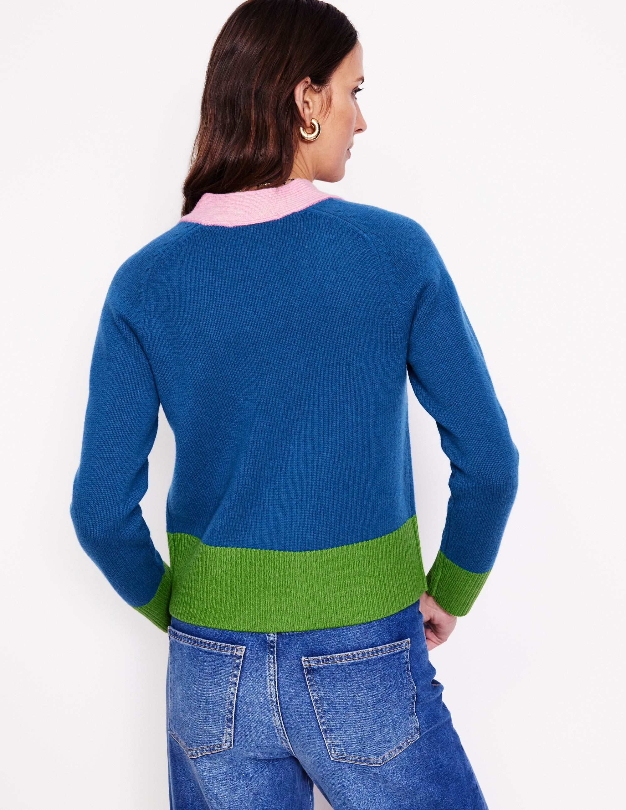  Olivia Merino Cardigan-Sapphire Blue、mySite、ashleygrahame