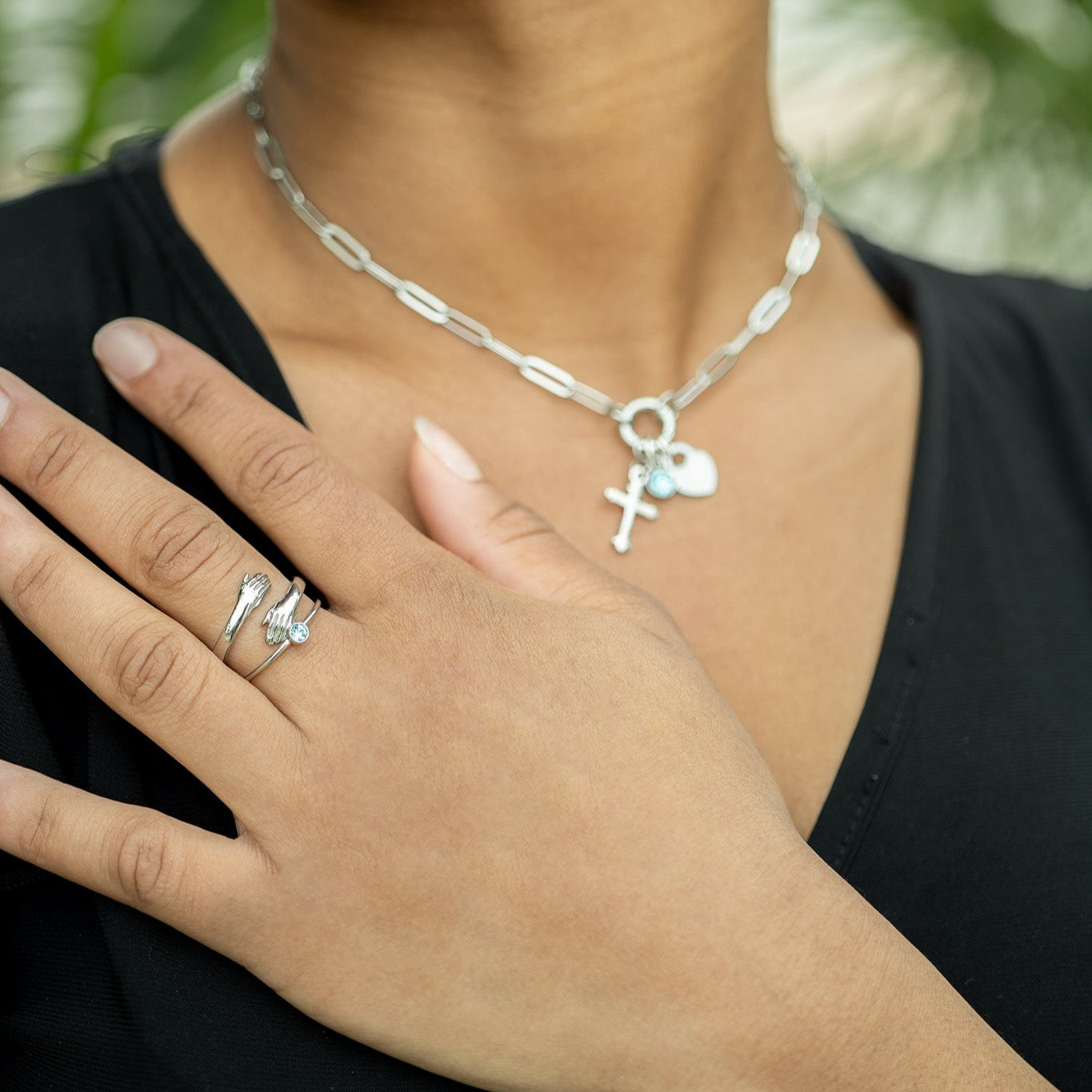 Stainless Steel Hug Ring / KSS0001、mySite、dreamappss