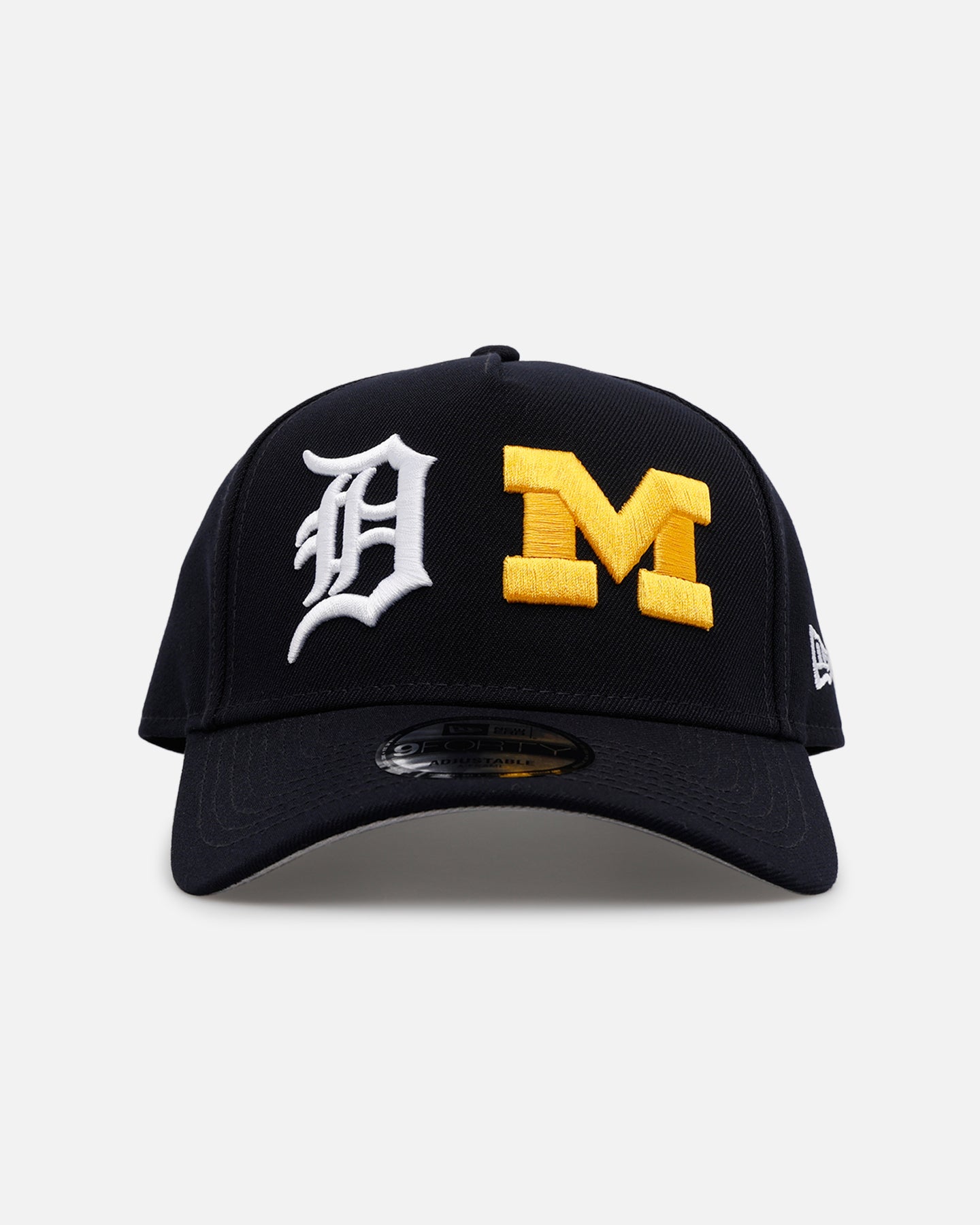 New Era Detroit Tigers 'MLB & NCAA Dual Logo' 9FORTY A-Frame Snapback Navy、mySite、zt4zffjzw
