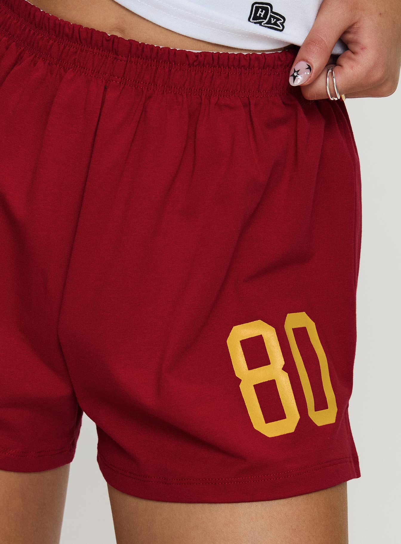 USC Soffee Shorts Red、mySite、solidvoid