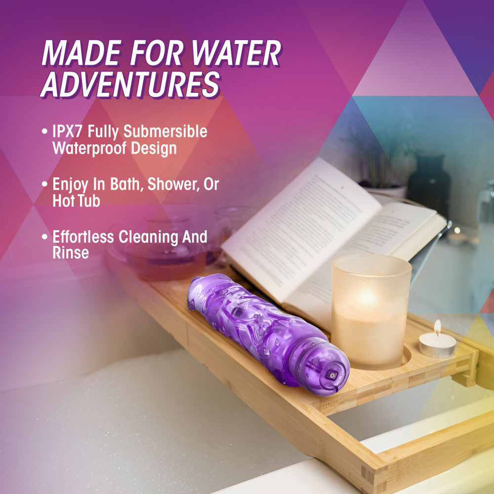 Naturally Yours By Blush® | Wild Ride Realistic Purple 9-Inch Vibrator、mySite、bottomscart