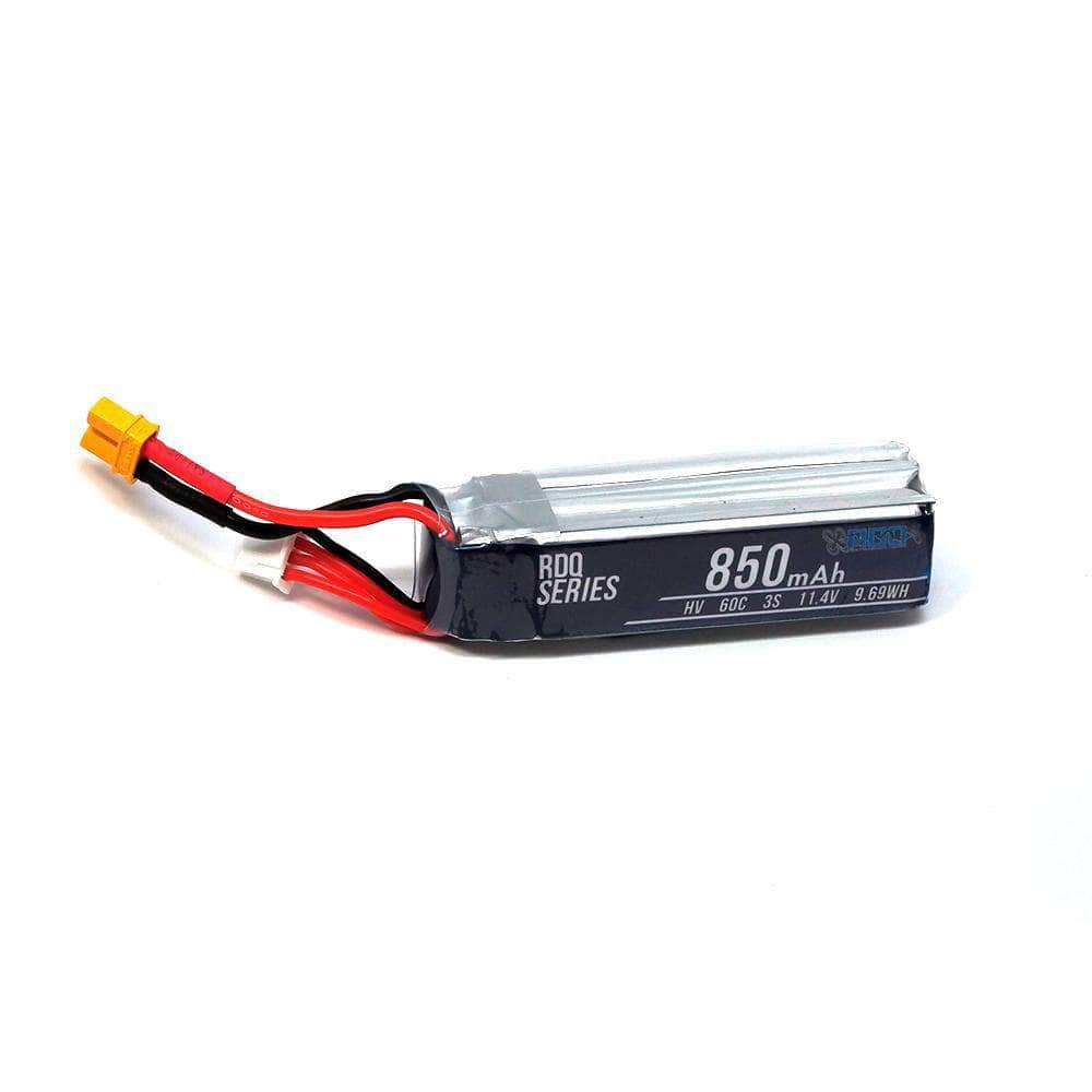  RDQ Series 11.4V 3S 850mAh 60C LiHV Whoop/Micro Battery (Long Type) - XT30、mySite、merchandisen