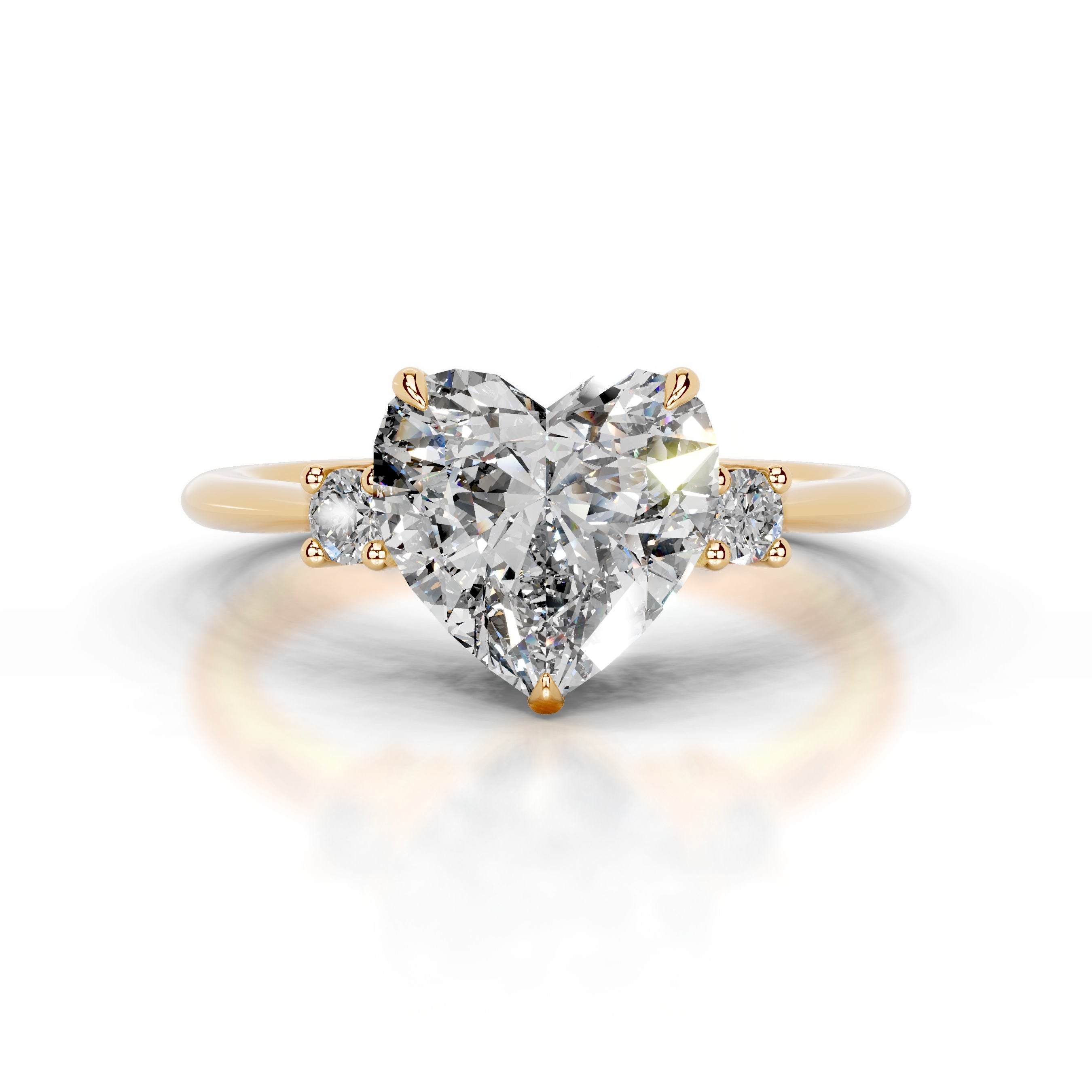 Dalila Diamond Engagement Ring - 18K Yellow Gold、mySite、hinf8tx79