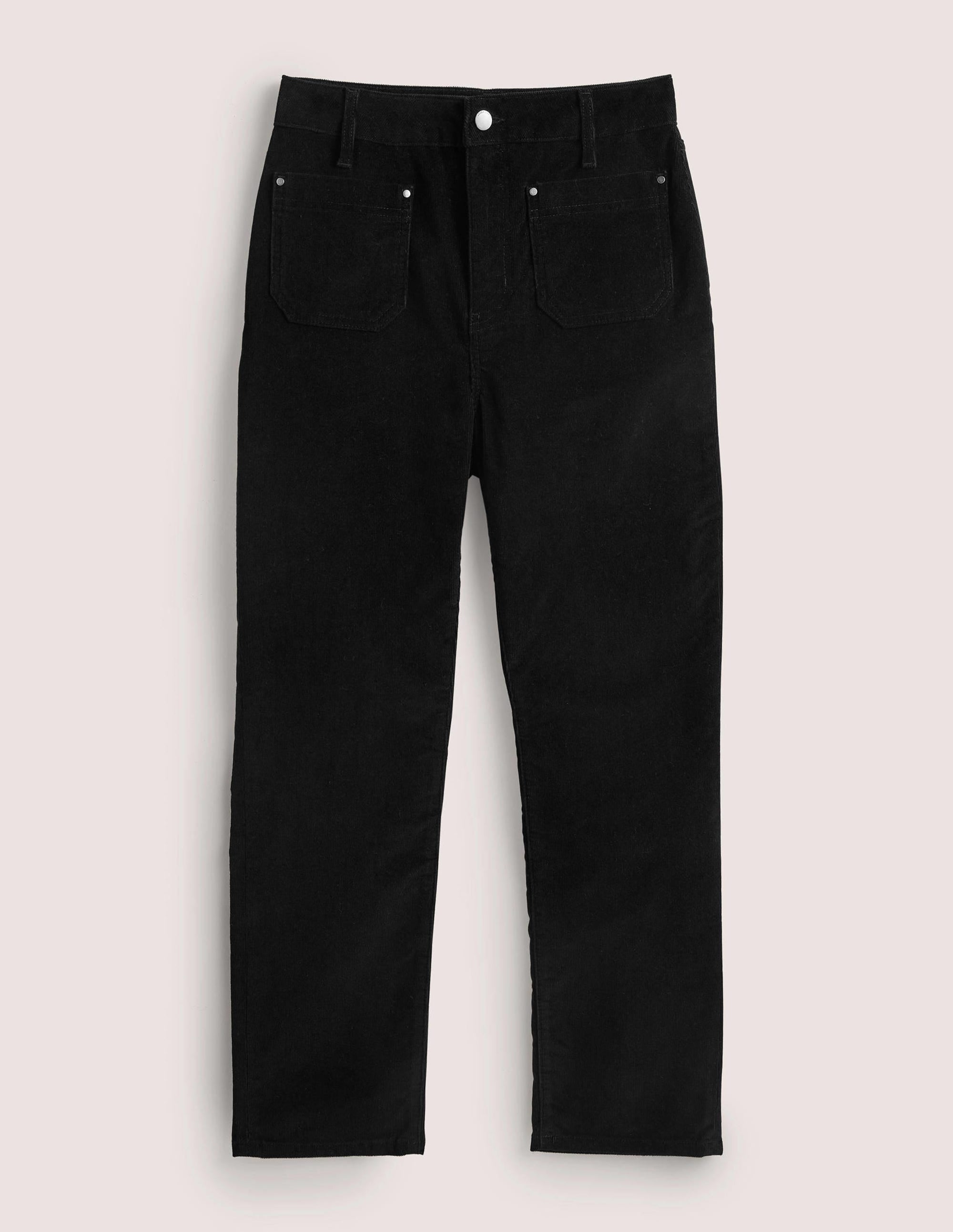  Straight Leg Corduroy Jeans-Black、mySite、ashleygrahame