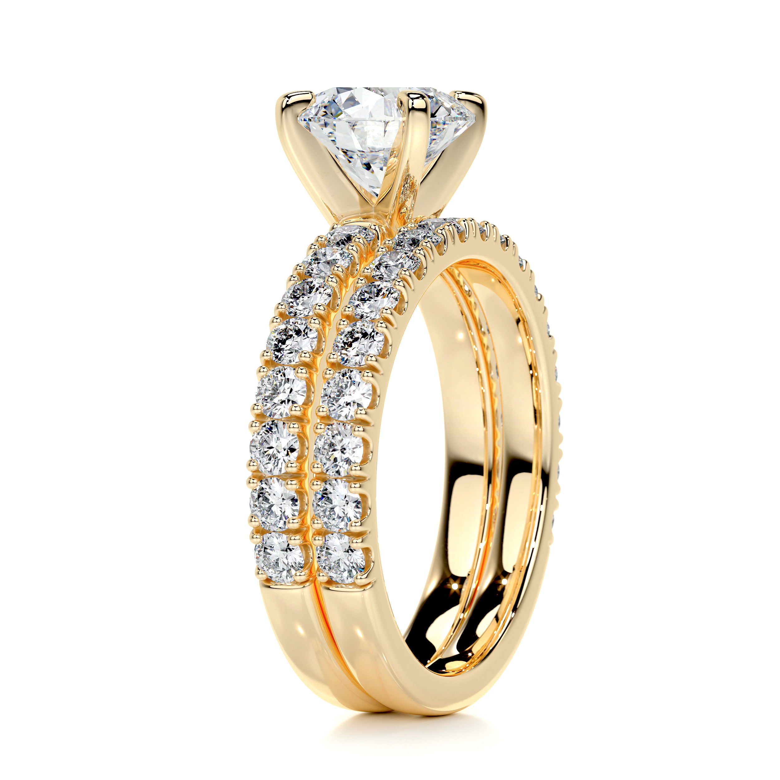 Alison Diamond Bridal Set -18K Yellow Gold、mySite、hinf8tx79