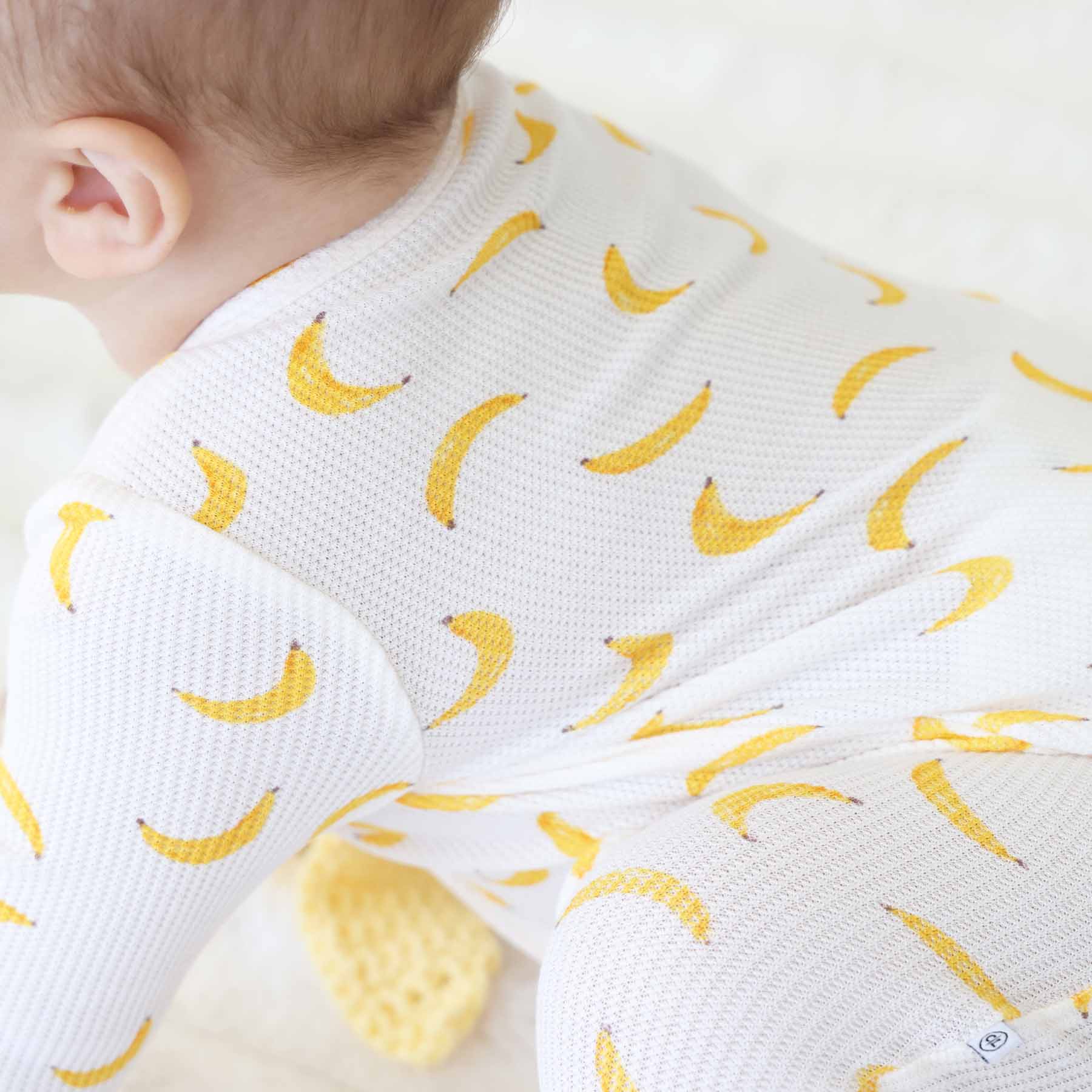  Go Bananas Bamboo Waffle Zipper Footie、mySite、layawaytickets