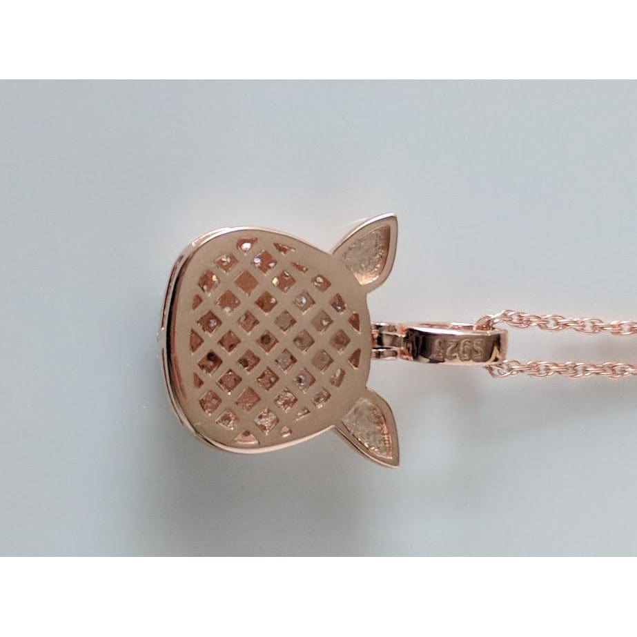 CZ Pig Pendant Sterling Silver or LRG Stainless Steel for Men、mySite、g9winljtr