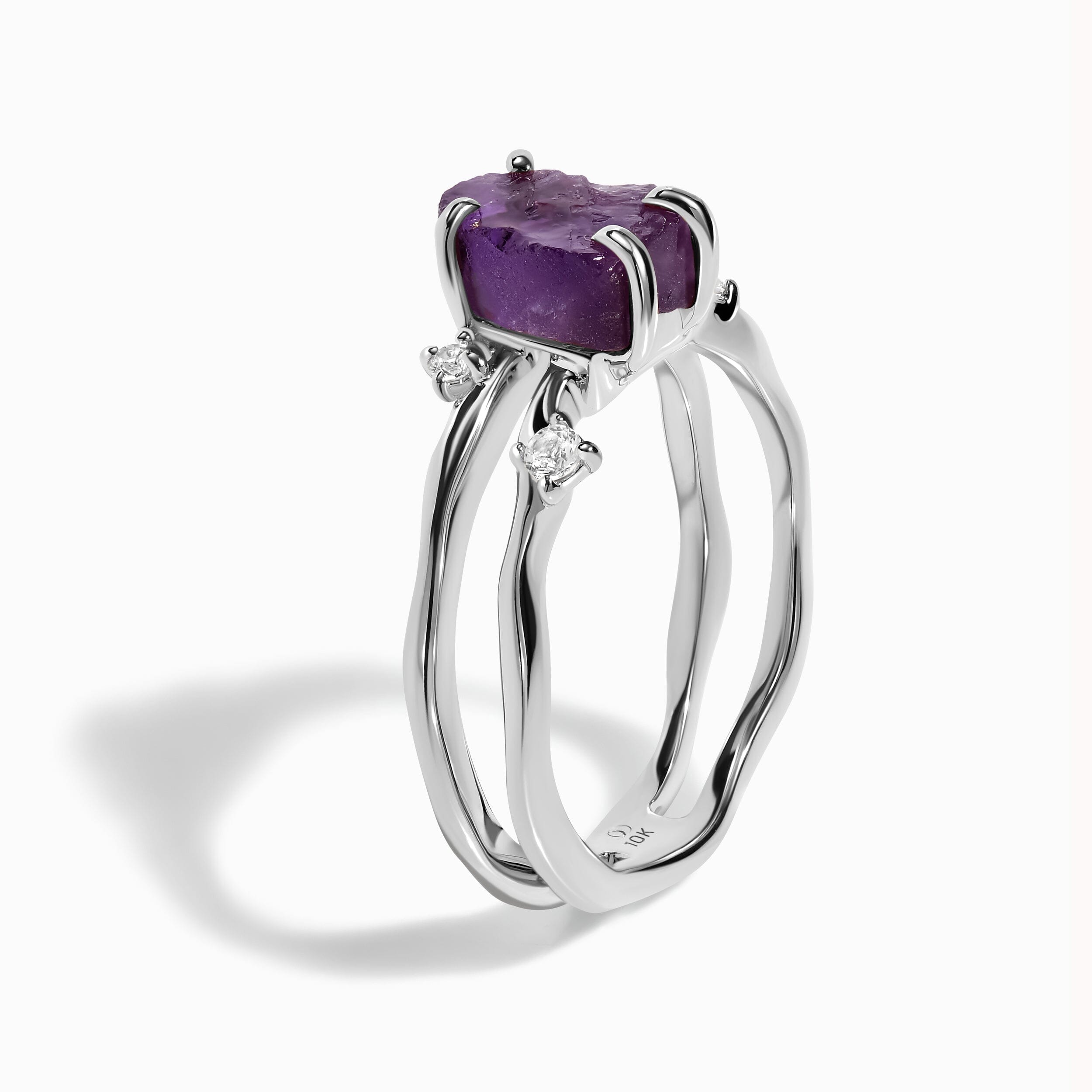 Raw Crystal Ring - Flow Amethyst、mySite、hinf8tx79
