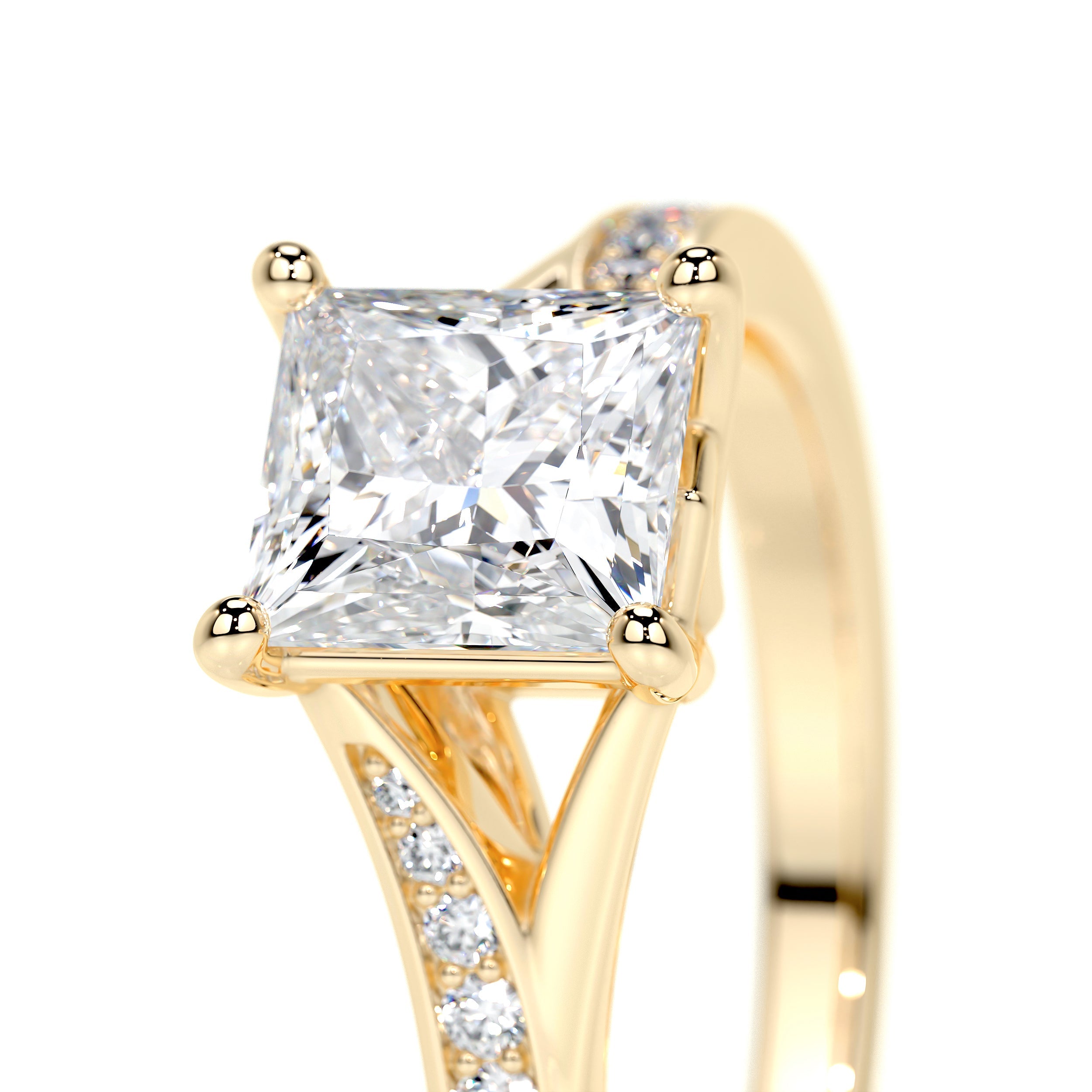 Alexandria Lab Grown Diamond Ring -18K Yellow Gold (RTS)、mySite、hinf8tx79