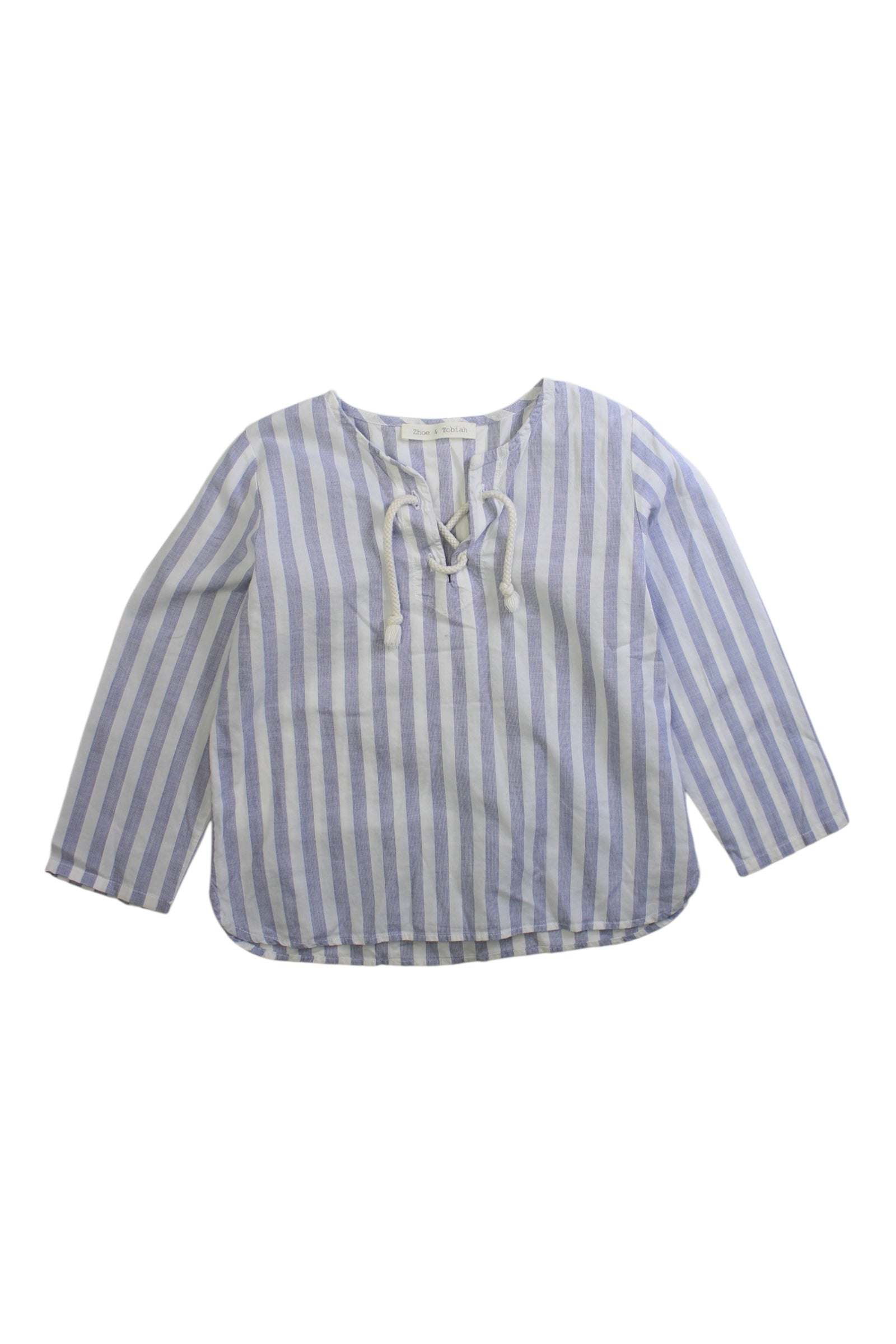 Zhoe & Tobiah Striped Long Sleeve Shirt 4T、mySite、g9winljtr