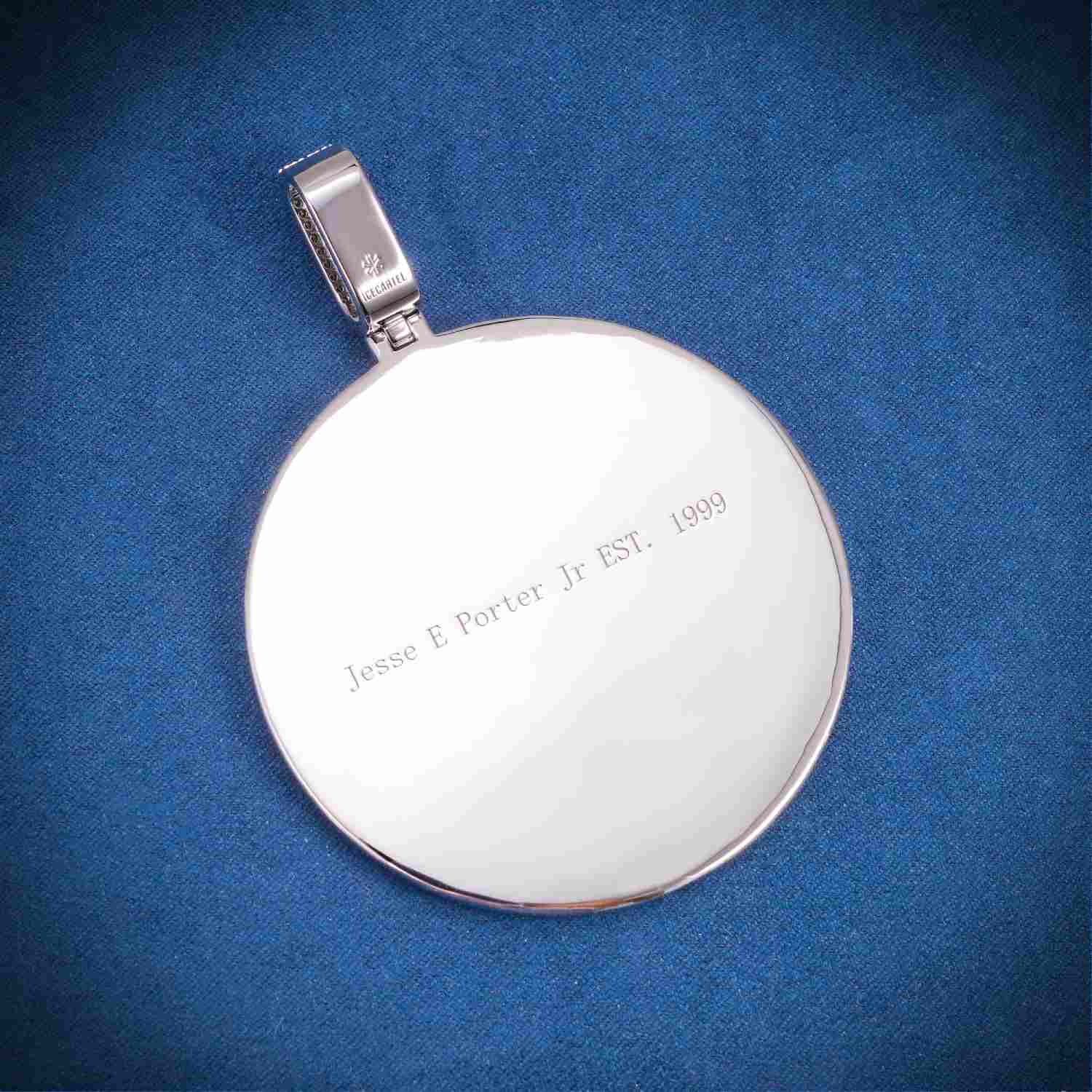 R3TROY Custom Moissanite Pendant 14K Gold、mySite、hinf8tx79