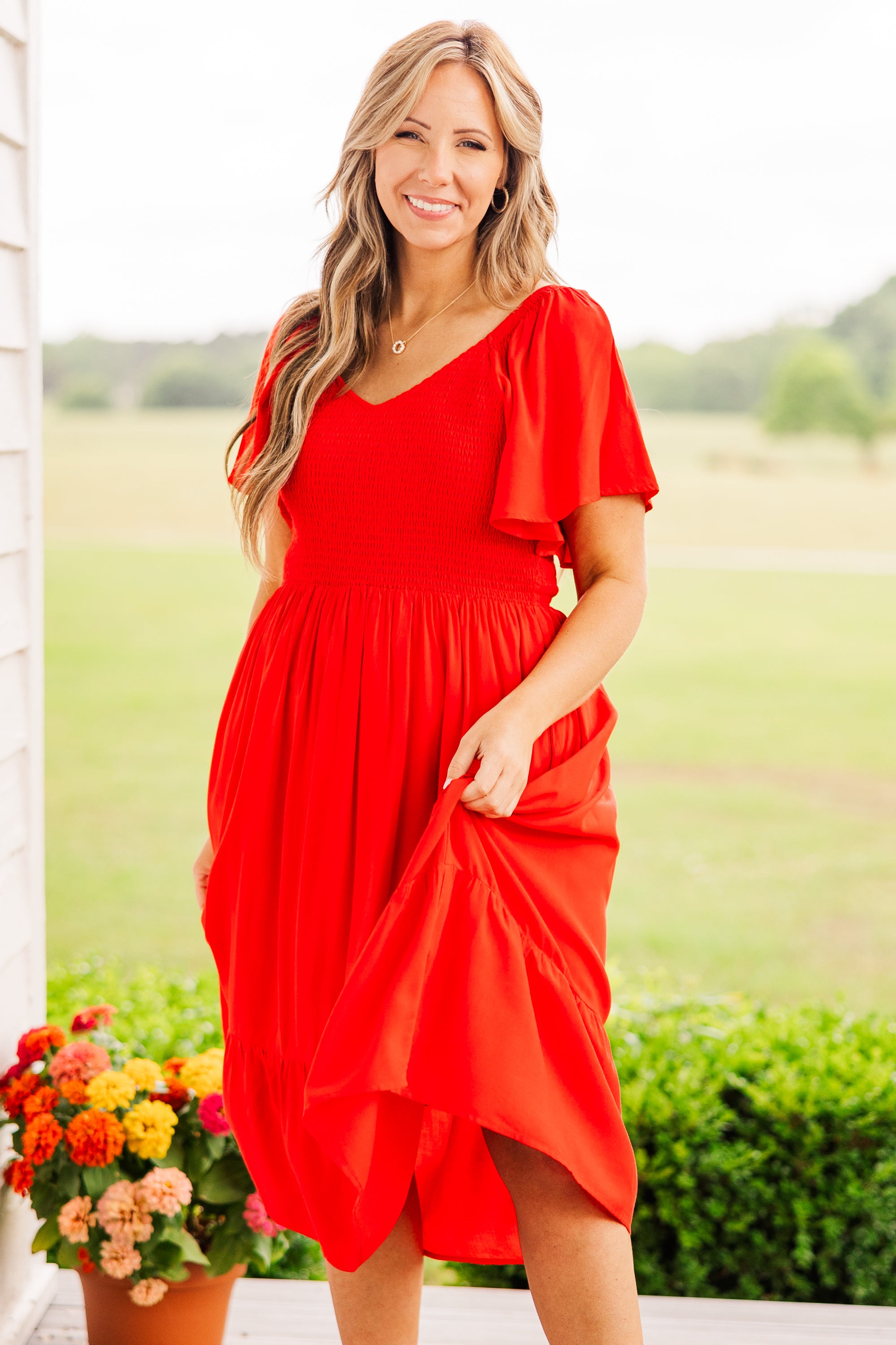  Can't Be Outdone Dress, Red、mySite、justintrudeaud