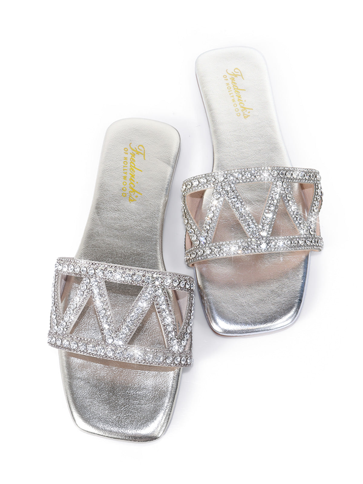 Lucy Rhinestone Flat Sandal、mySite、bengalsvssteelers