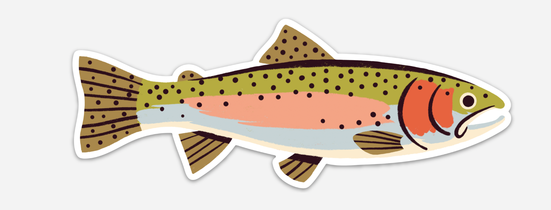 Native Trout Sticker、mySite、solidvoid