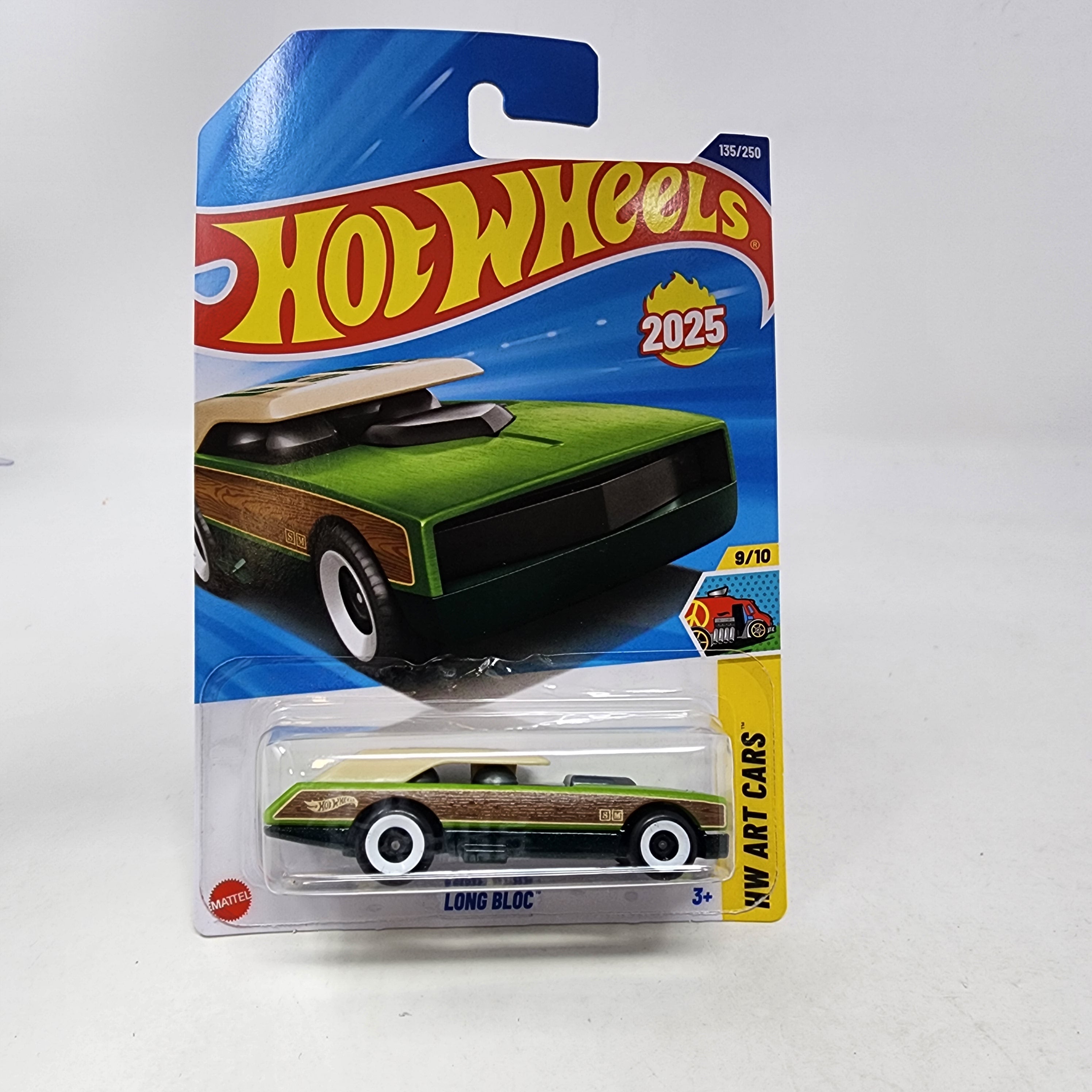 Long Bloc #135 * Green * 2025 Hot Wheels NEW! L Case、mySite、hgirdovlk