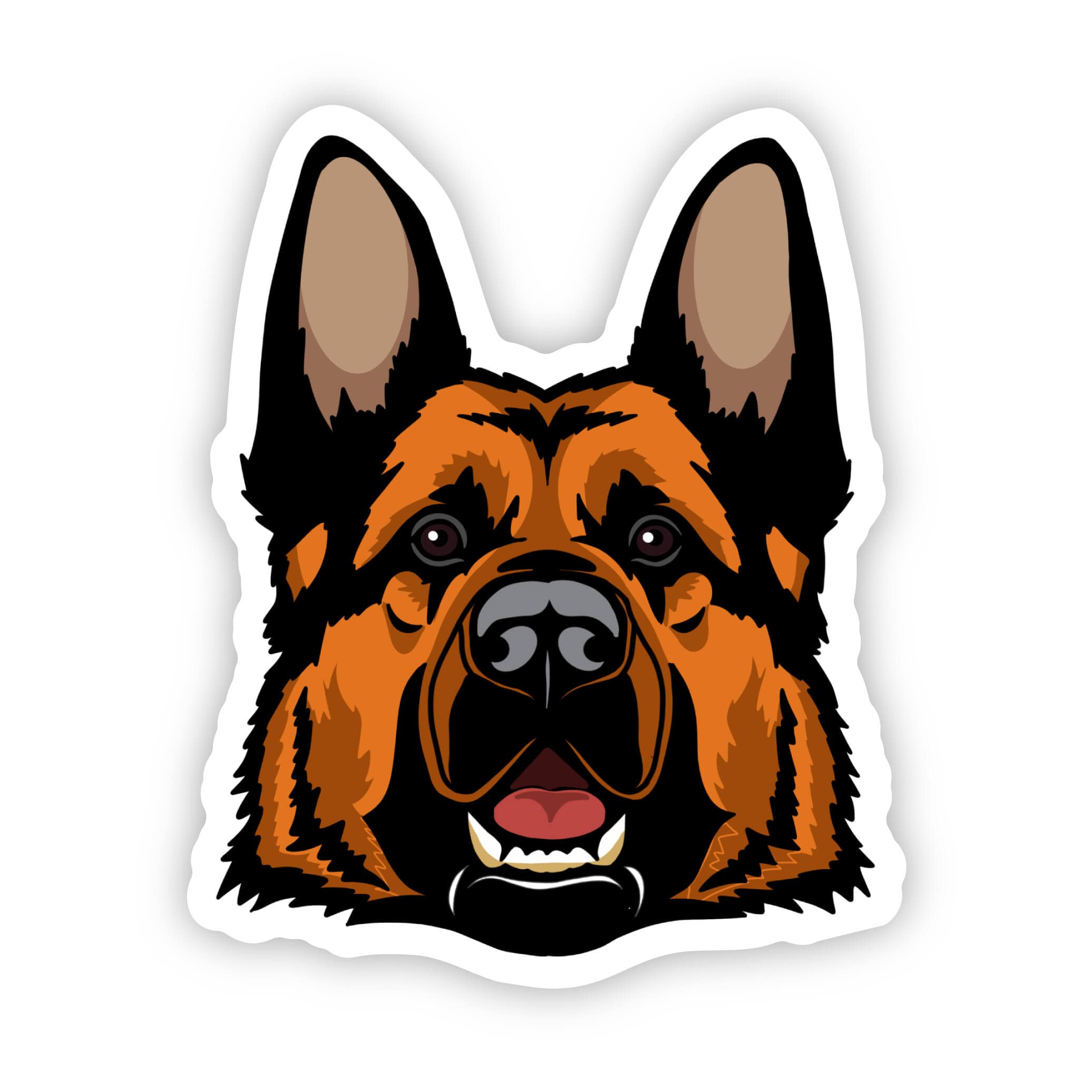  German Shepherd Sticker、mySite、ghnorth