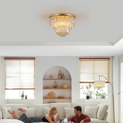 (Same as W1340110372/L5009) Gold luxury modern style crystal lights,large ceiling chandeliers,dining room,living room,bedroom (Bulb Not Included)、、eastwooduniform