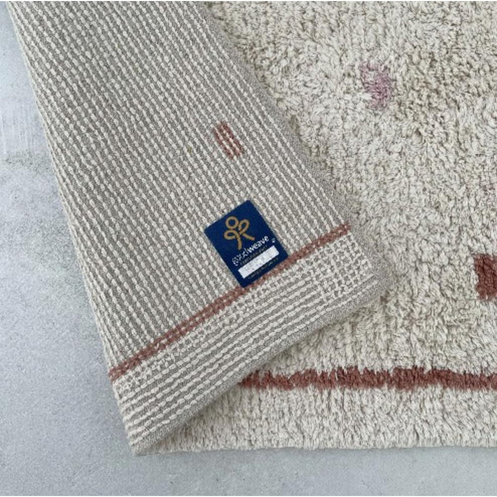 Cotton Berber Going Dotty Pink Washable Area Rug、mySite、gigharbornorthrealestate