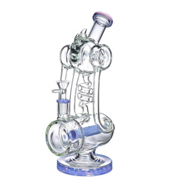 12 Spiked Donut Capsule Shaped Water Pipe、mySite、zt4zffjzw