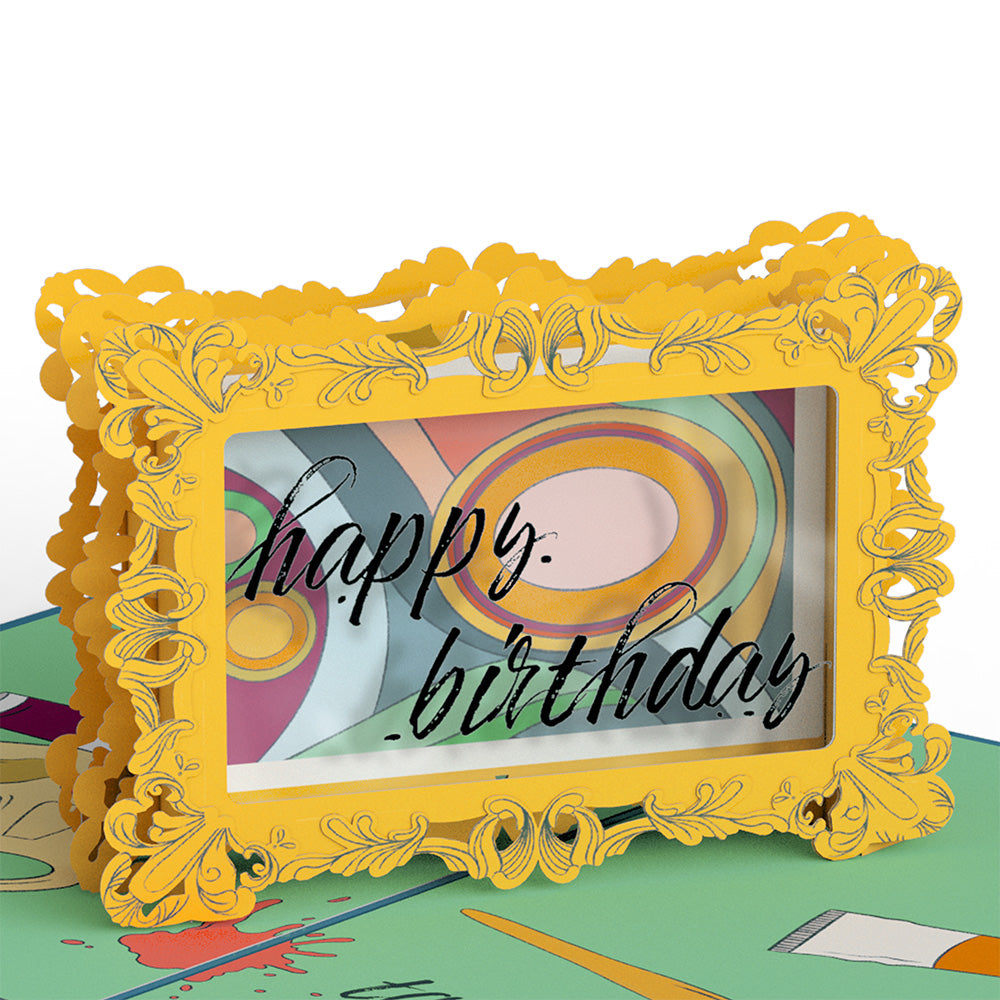 Happy Birthday to a True Masterpiece Pop-Up Card、mySite、solidvoid