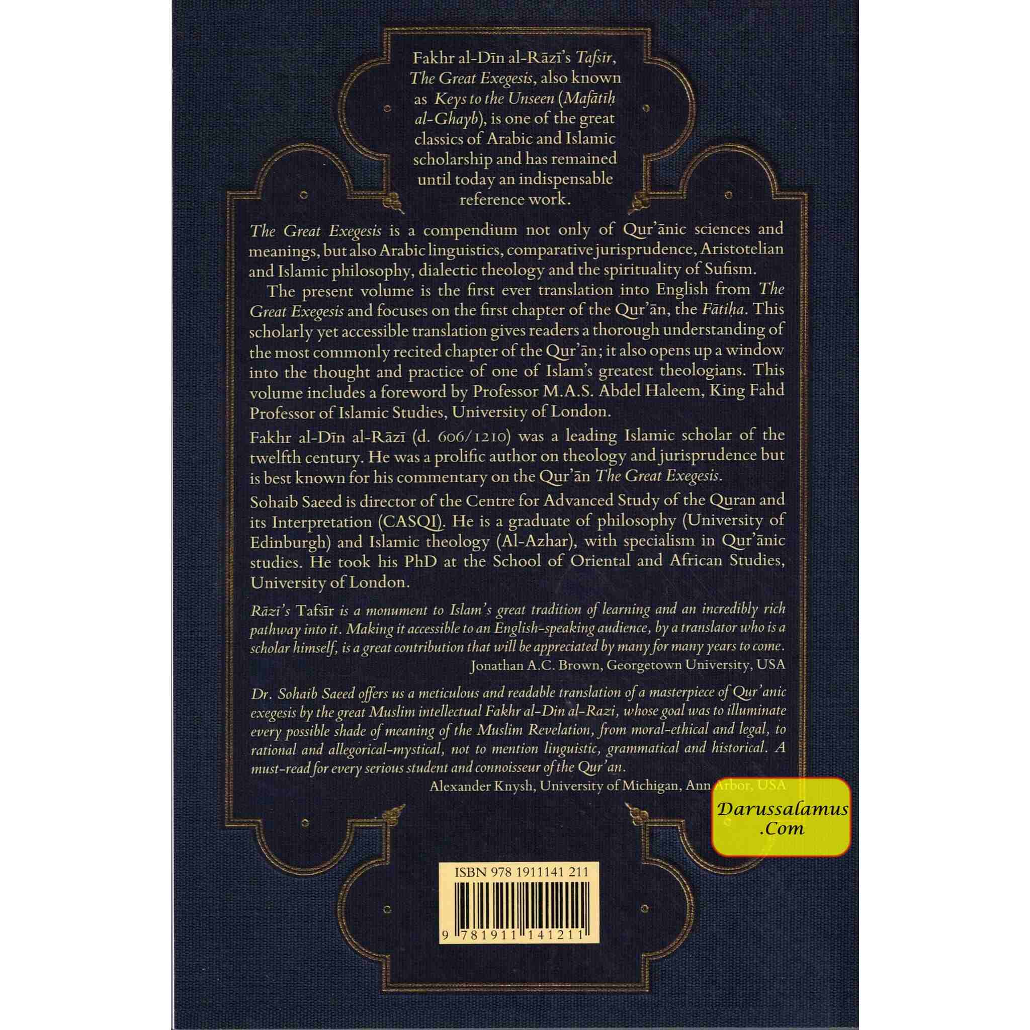 The Great Exegesis -Volume I-The Fatiha By Fakhr al-Din Razi、mySite、topwebapps