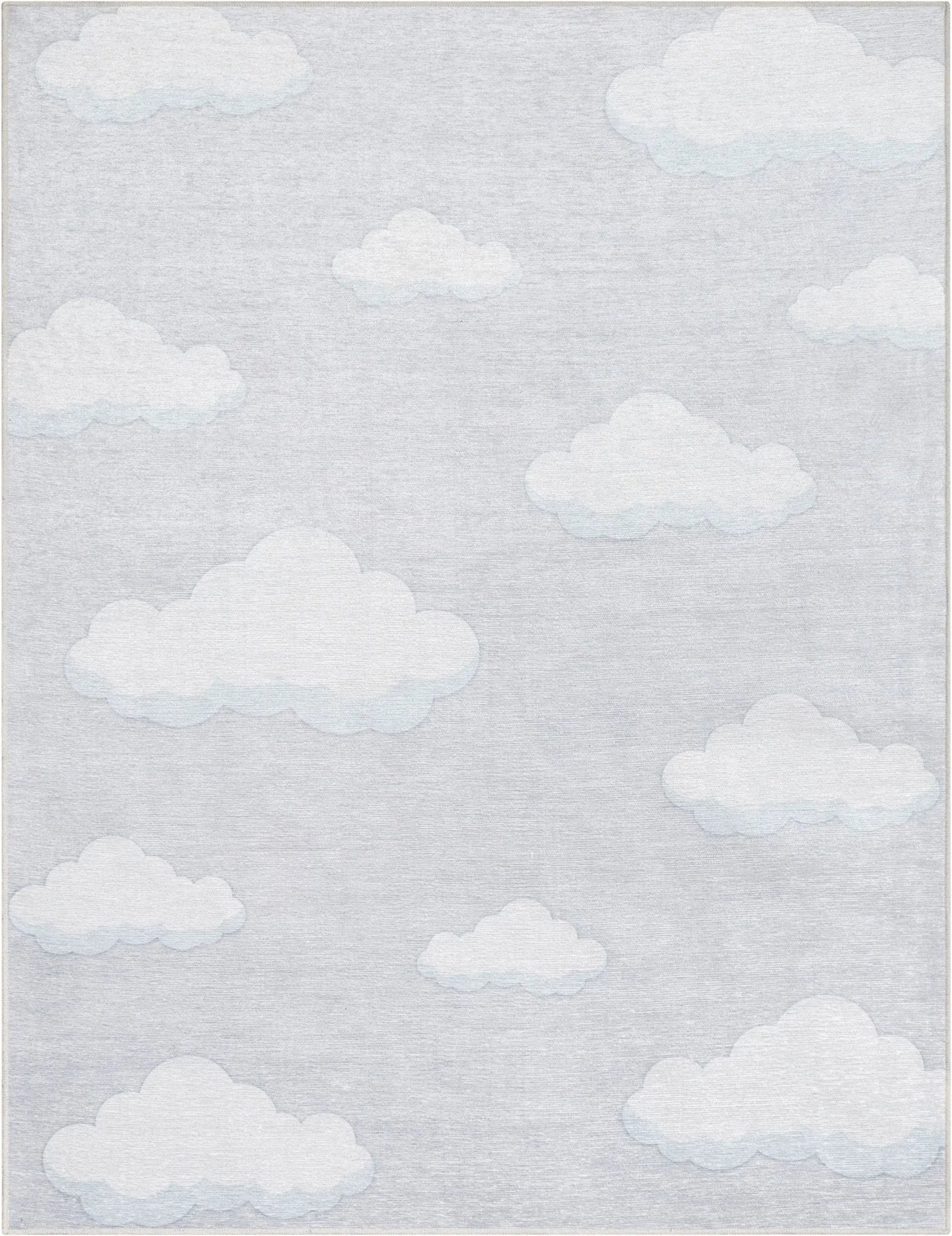 Cloud 9 Modern Grey Kids Flat-Weave Rug、mySite、gigharbornorthrealestate