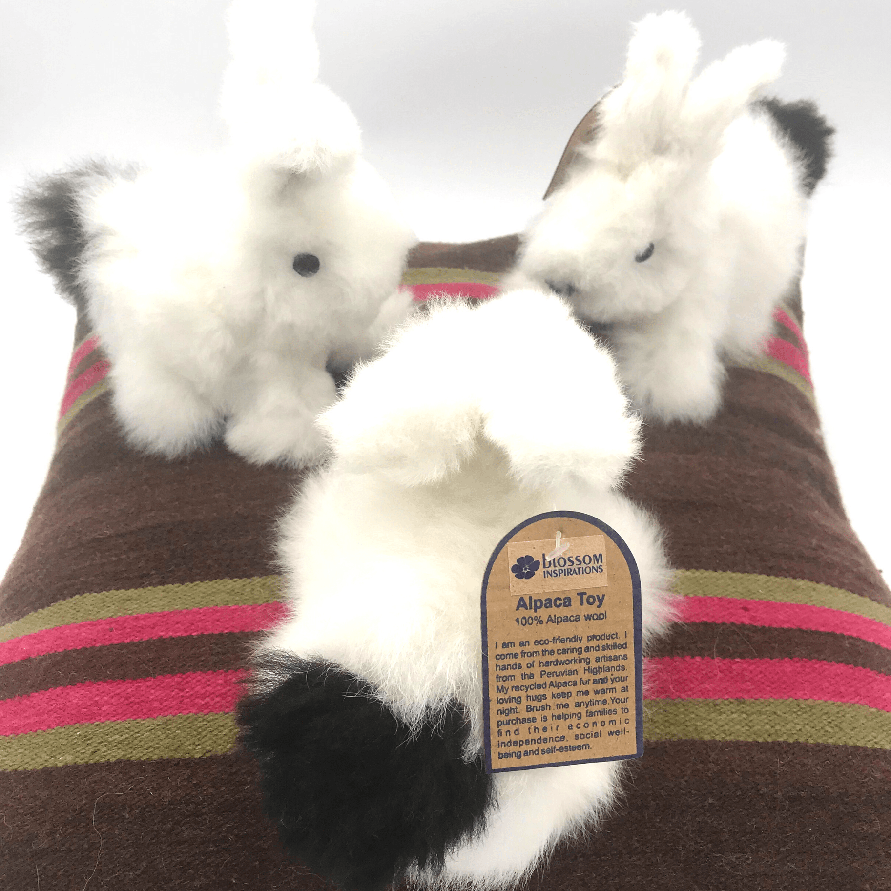 Little Bunny Rabbit Alpaca Plush Handmade in Peru、mySite、g9winljtr