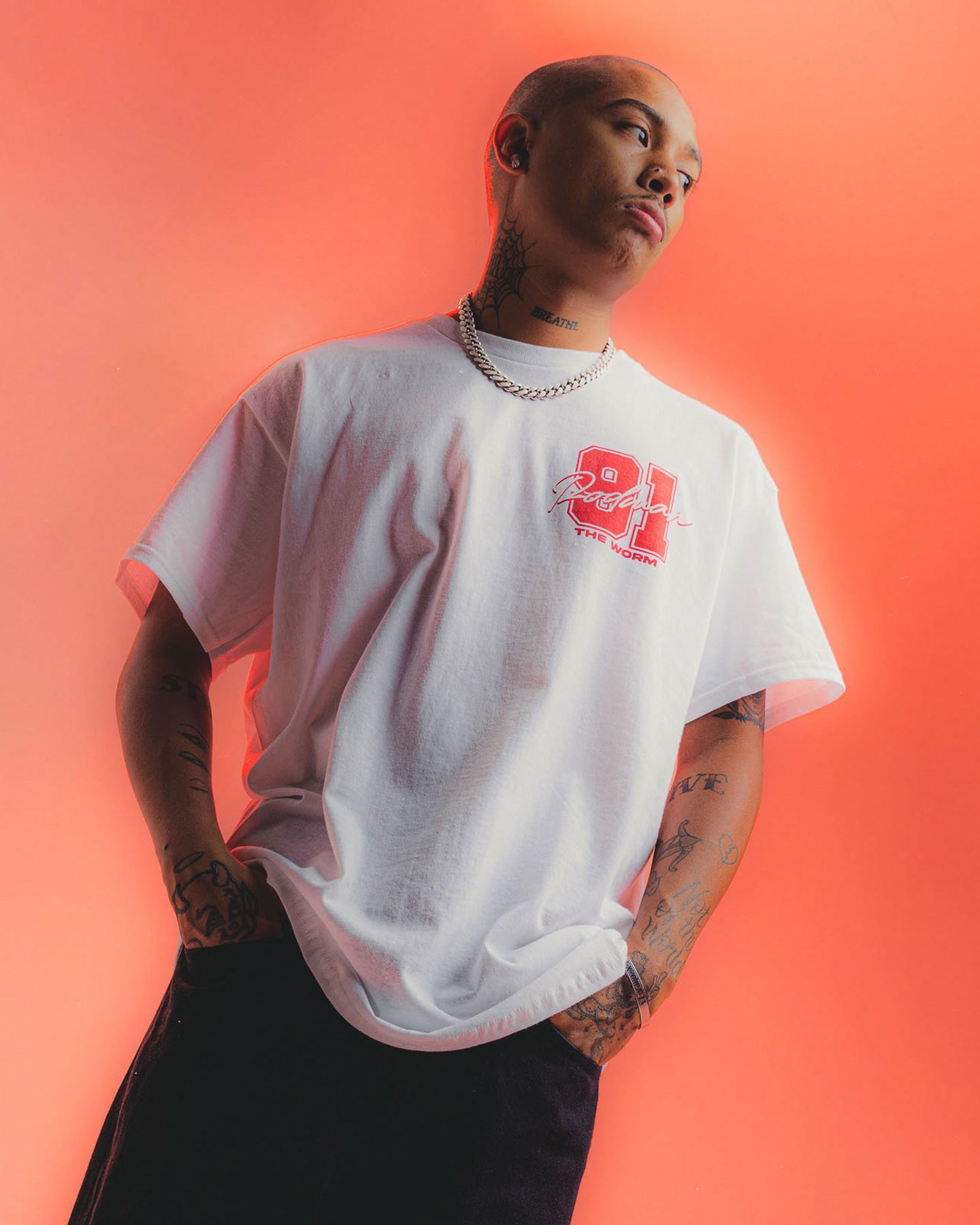 Rodman Brand 91 Core T-Shirt White、mySite、zt4zffjzw