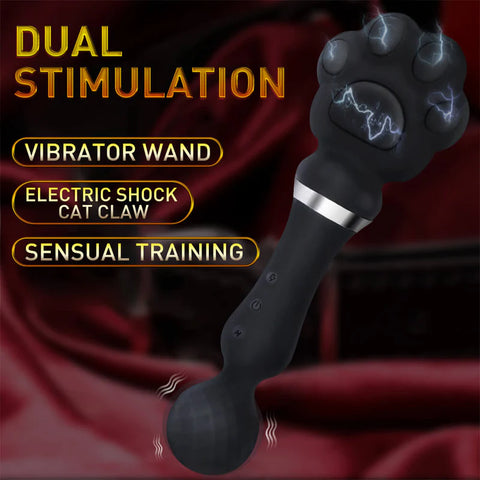 ShadowPaw Dual-Stim Wand Vibrator