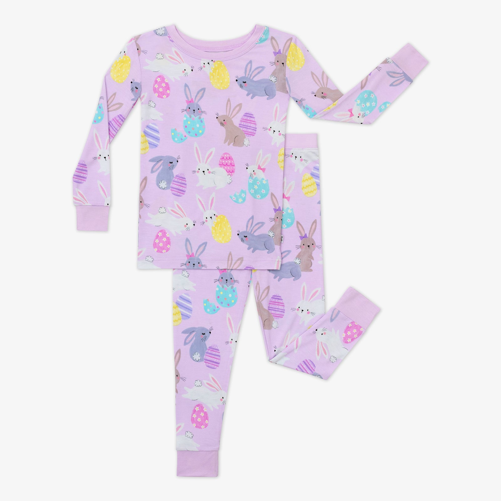  Lavender Hoppy Days Two-Piece Pajama Set、mySite、layawaytickets