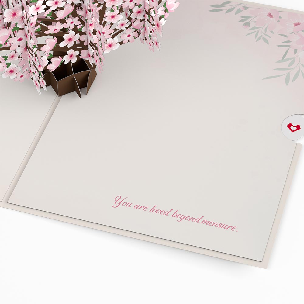 To My Grandma Cherry Blossom Tree Pop-Up Card、mySite、solidvoid