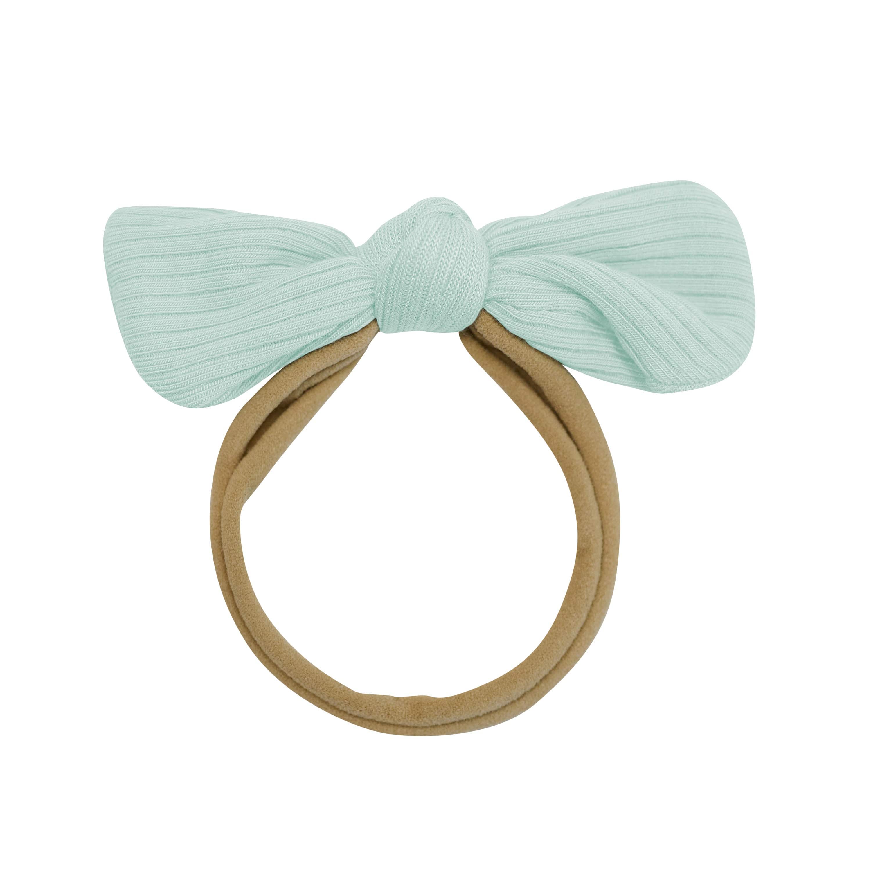  Ribbed Nylon Bow in Sage、mySite、layawaytickets