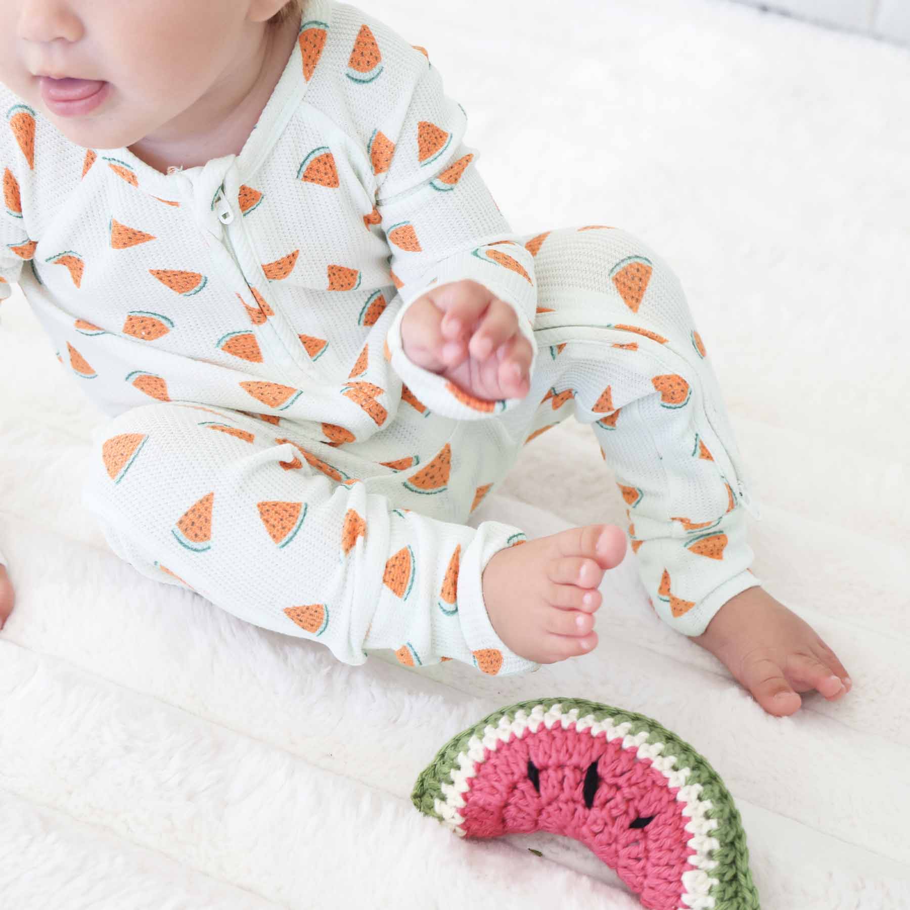  Slice, Slice Baby Bamboo Waffle Convertible Zip Romper、mySite、layawaytickets