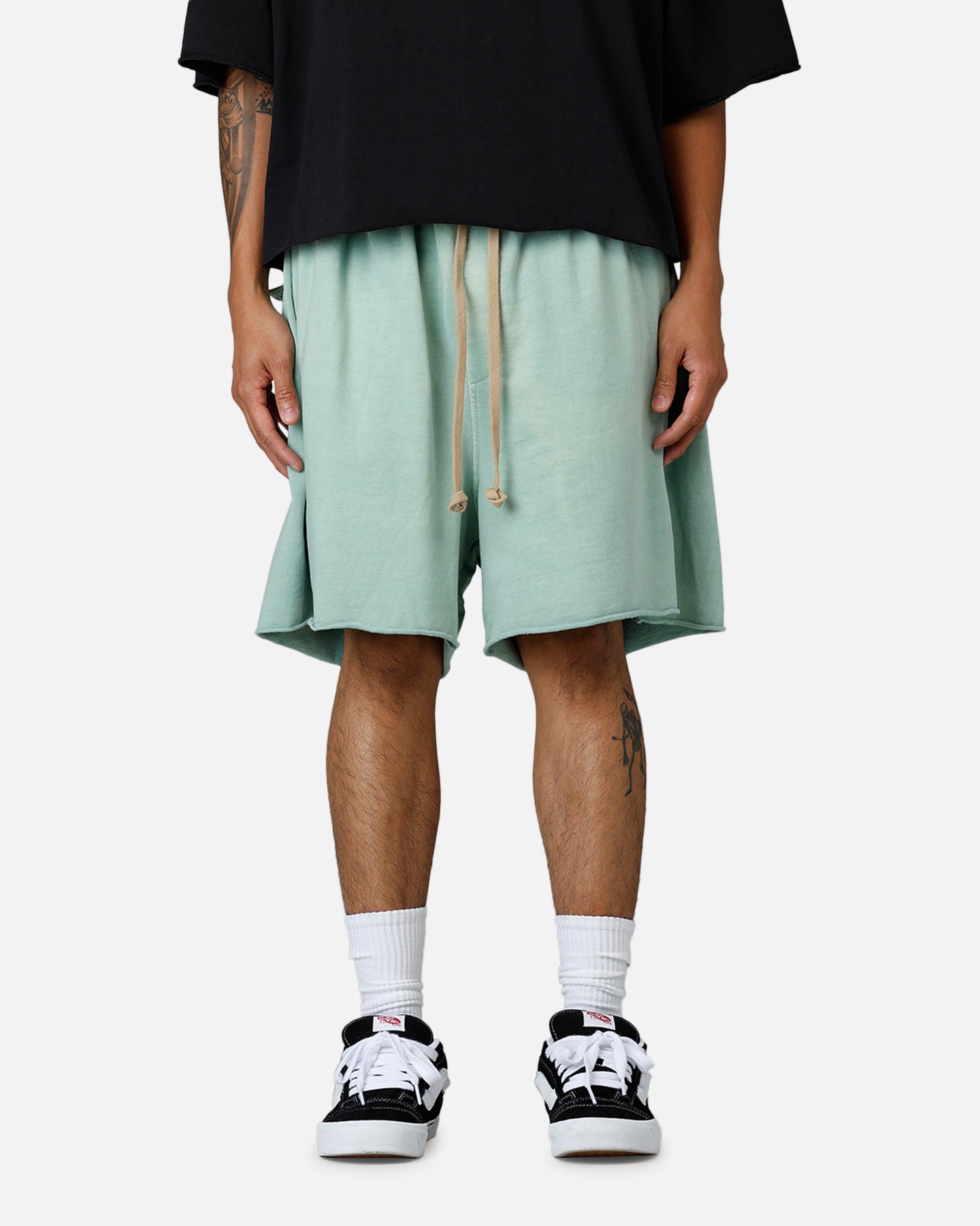 MNML Oversized Cargo Sweat Shorts Seafoam、mySite、zt4zffjzw