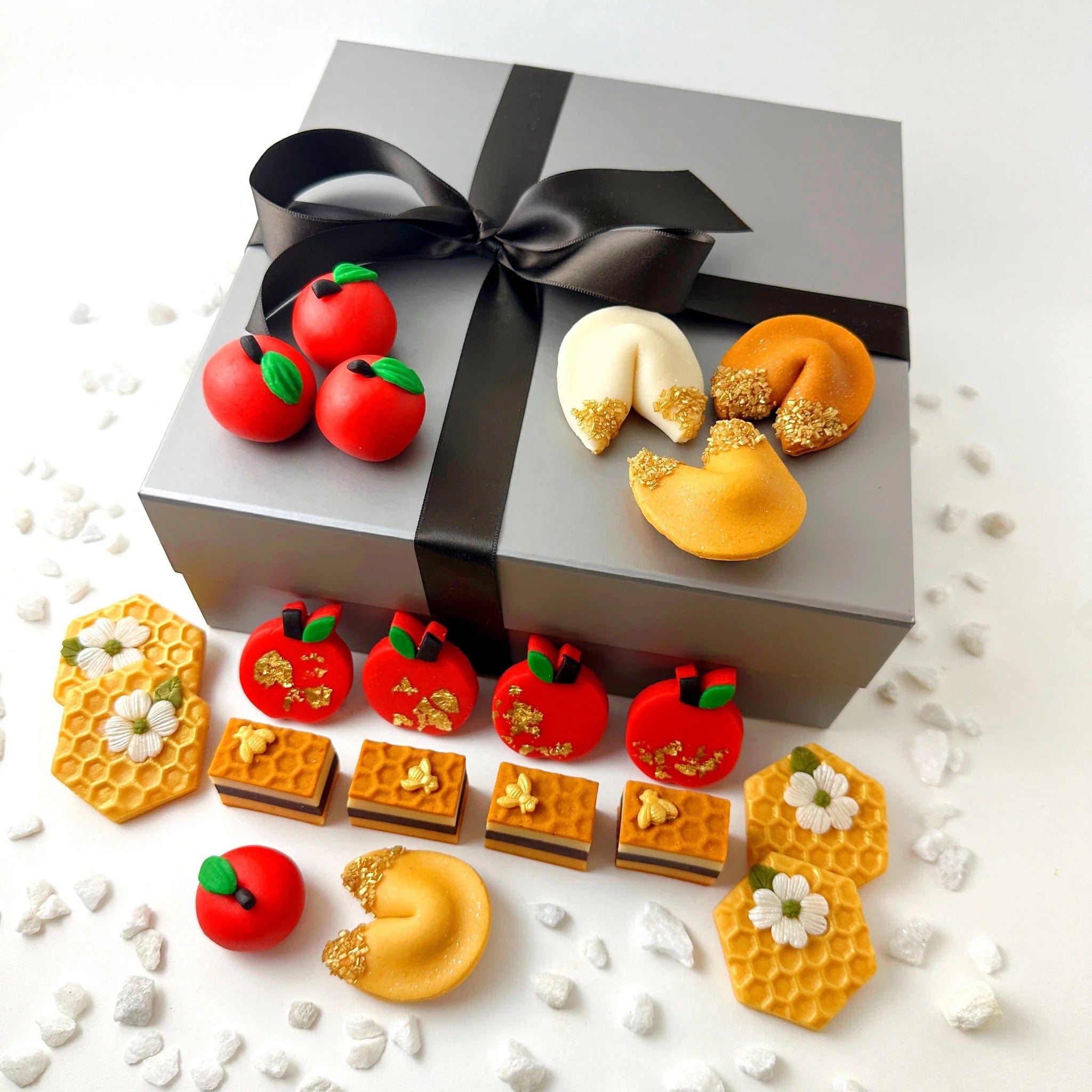 Marzipan Rosh Hashanah Elegant Gift Basket、mySite、topwebapps