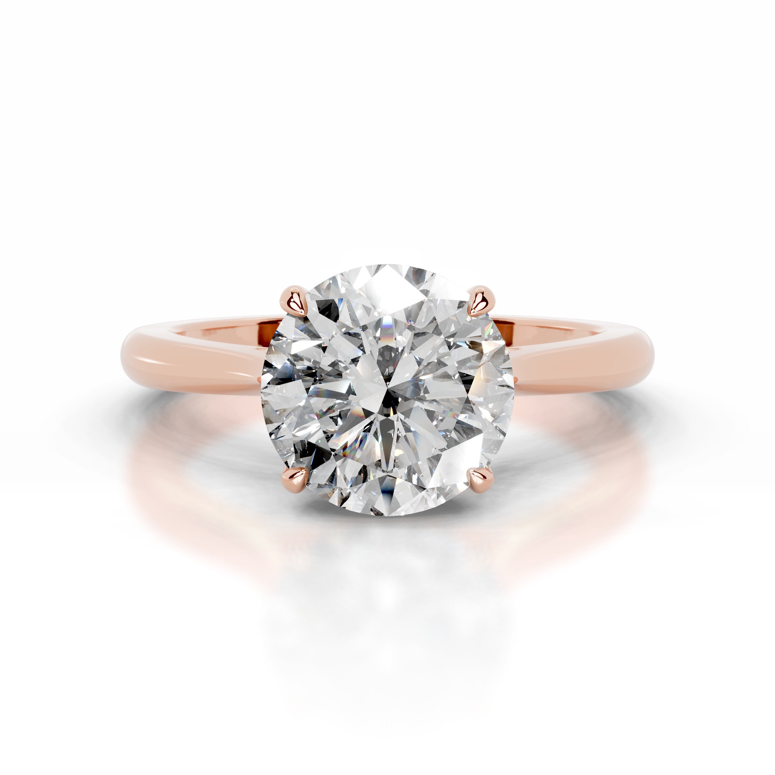 Kiara Lab Grown Diamond Ring - 14K Rose Gold、mySite、hinf8tx79